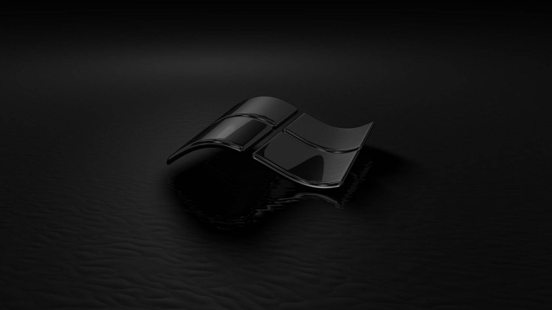 Stil Swart Venster Sluitskerm 3D Muurpapier