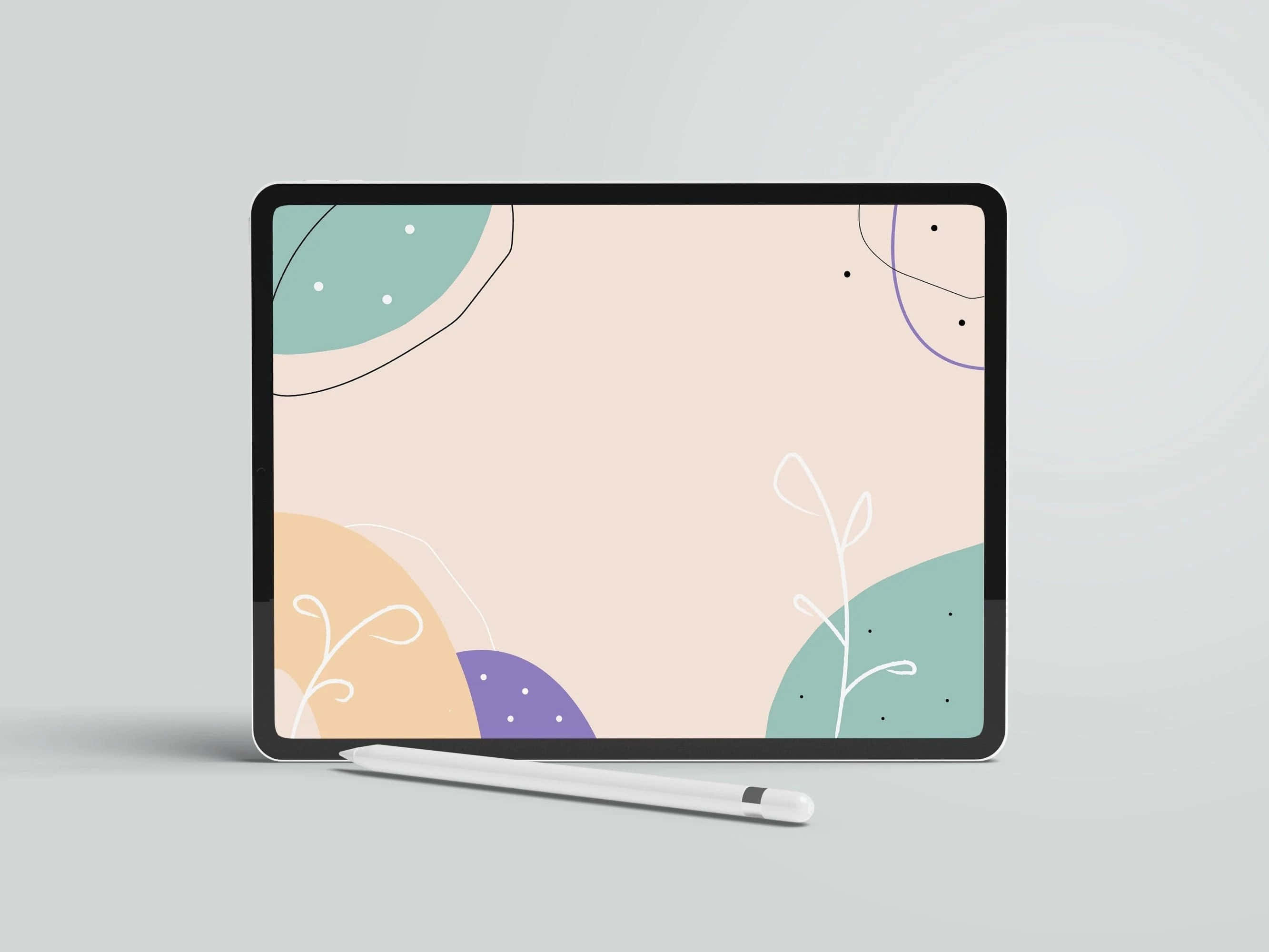 Stilistiese en moderne estetiese iPad Muurpapier