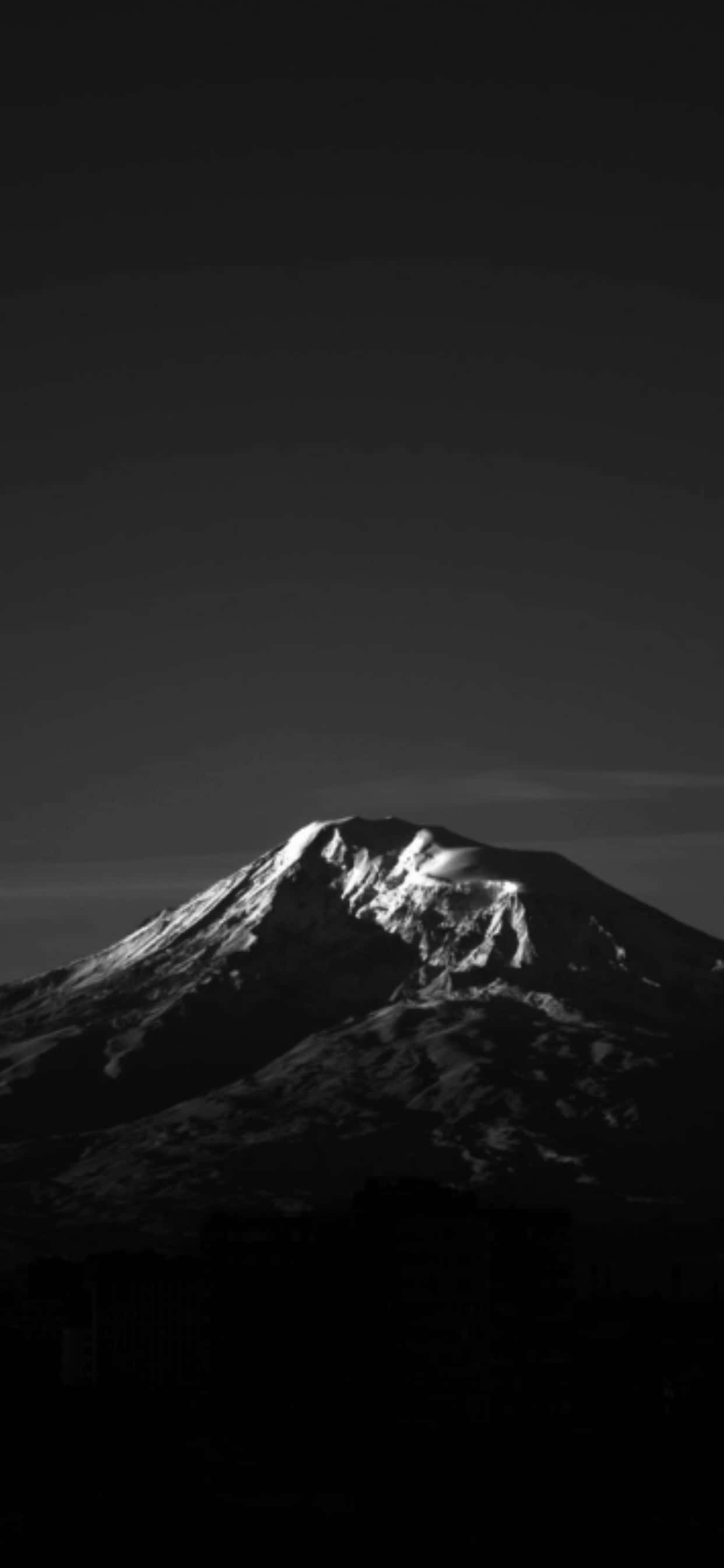 Stilvolle Swart iPhone XS Max AMOLED-skerm. Muurpapier