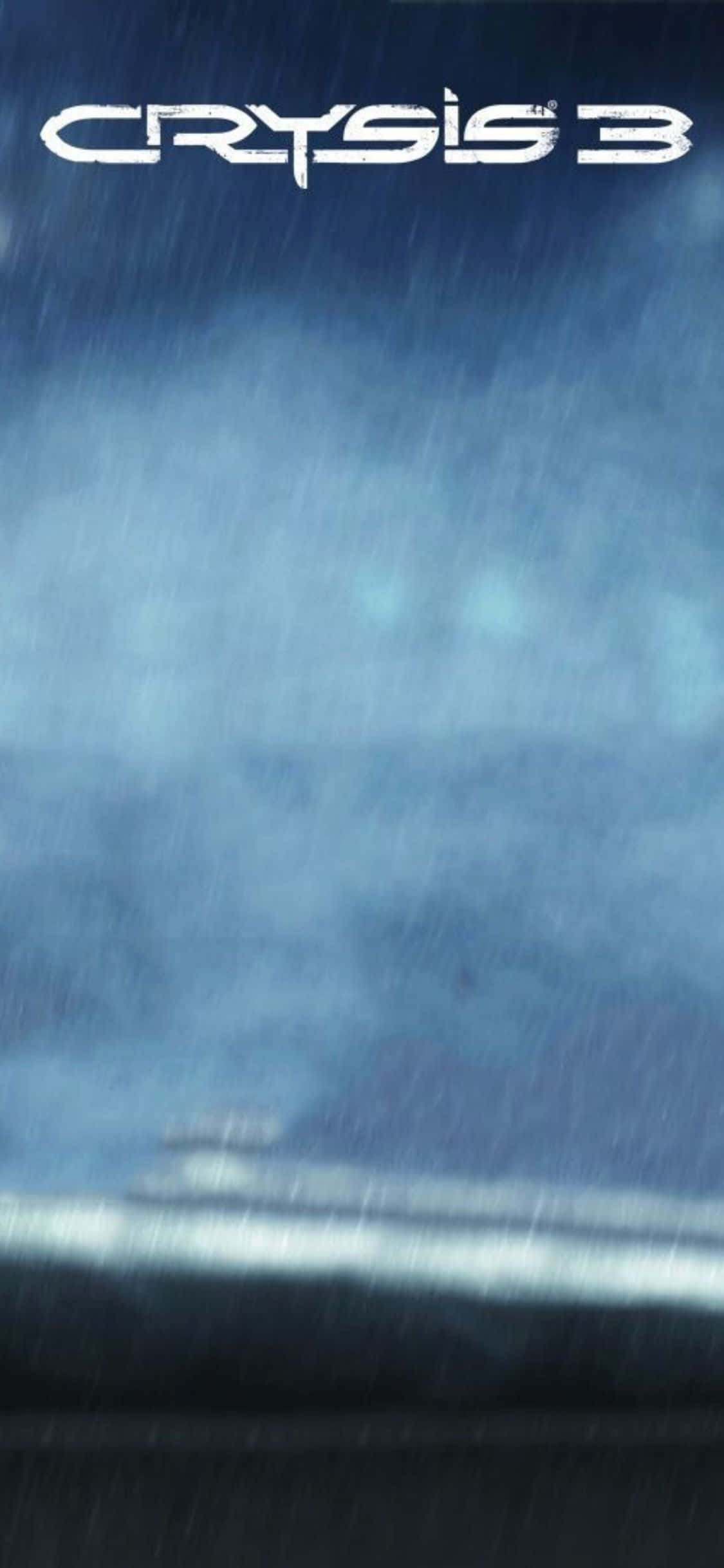 "Storm in Aksie met Crysis 3 op jou iPhone X" Muurpapier