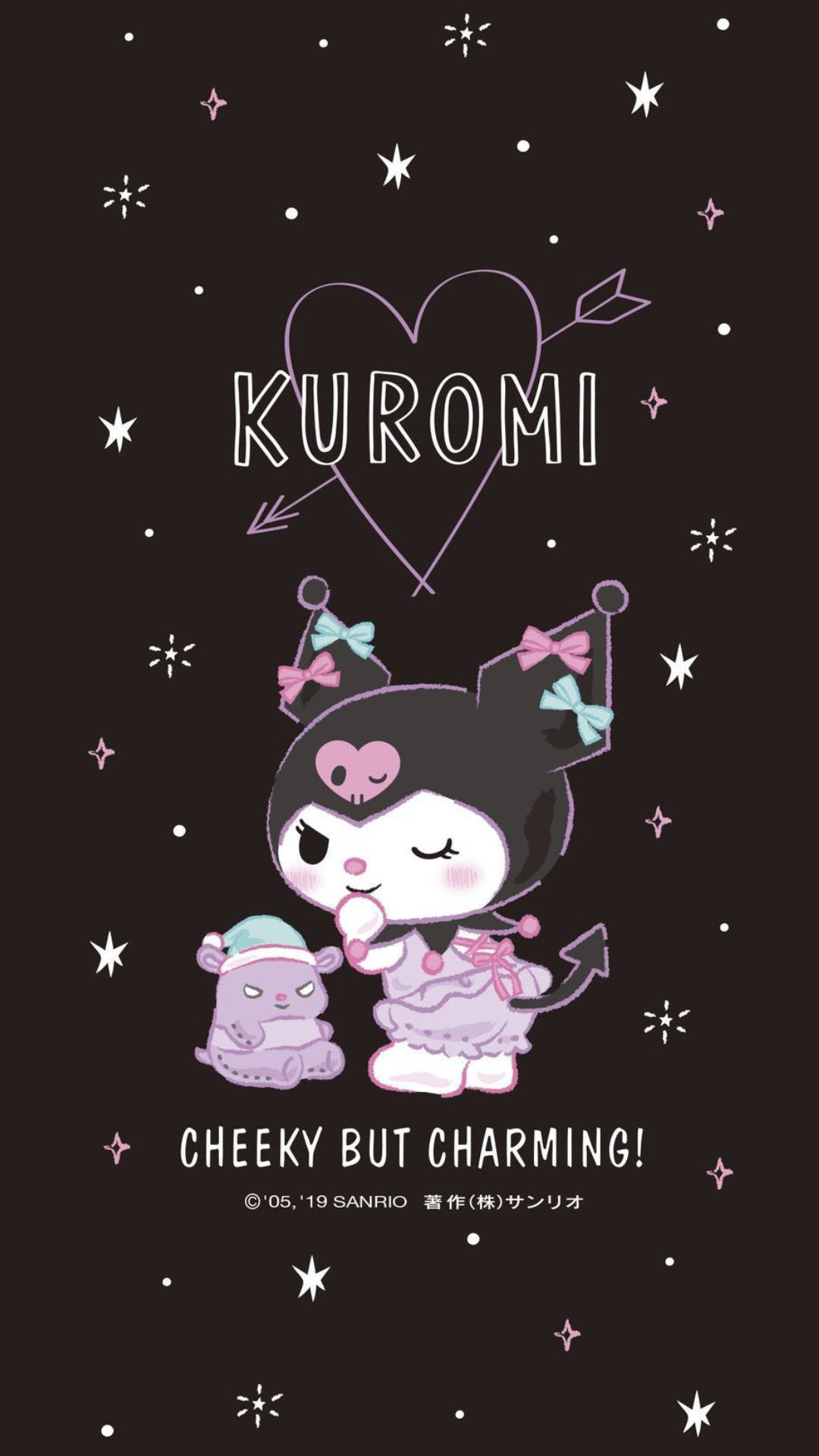 Stout Maar Sjarmant My Melody Kuromi Muurpapier