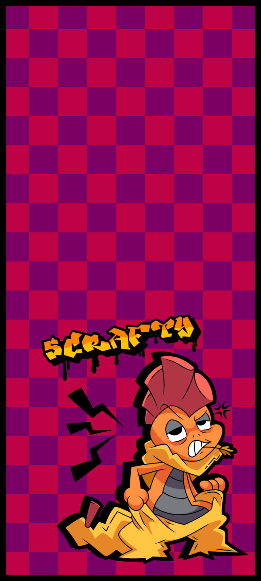 Straatkuns-styl Scrafty Muurpapier