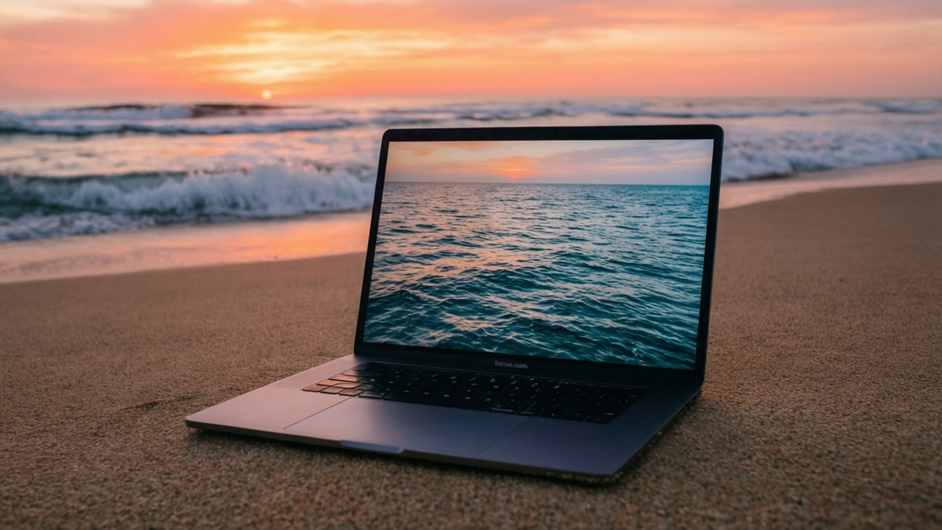 Strand Sondergang MacBook Muurpapier