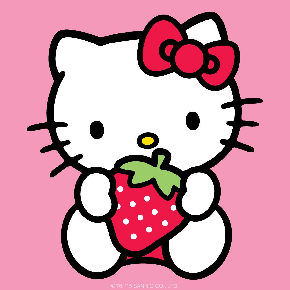 Stroopkarakter Hallo Kitty PFP Muurpapier
