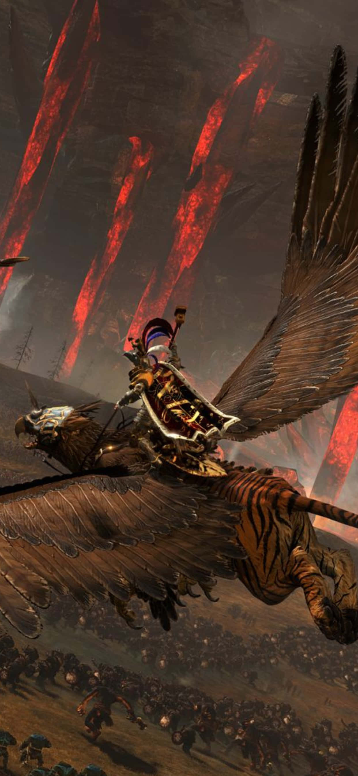 Slaan die stryd aan op die virtuele slagveld met Total War Attila op iPhone Xs Max. Muurpapier