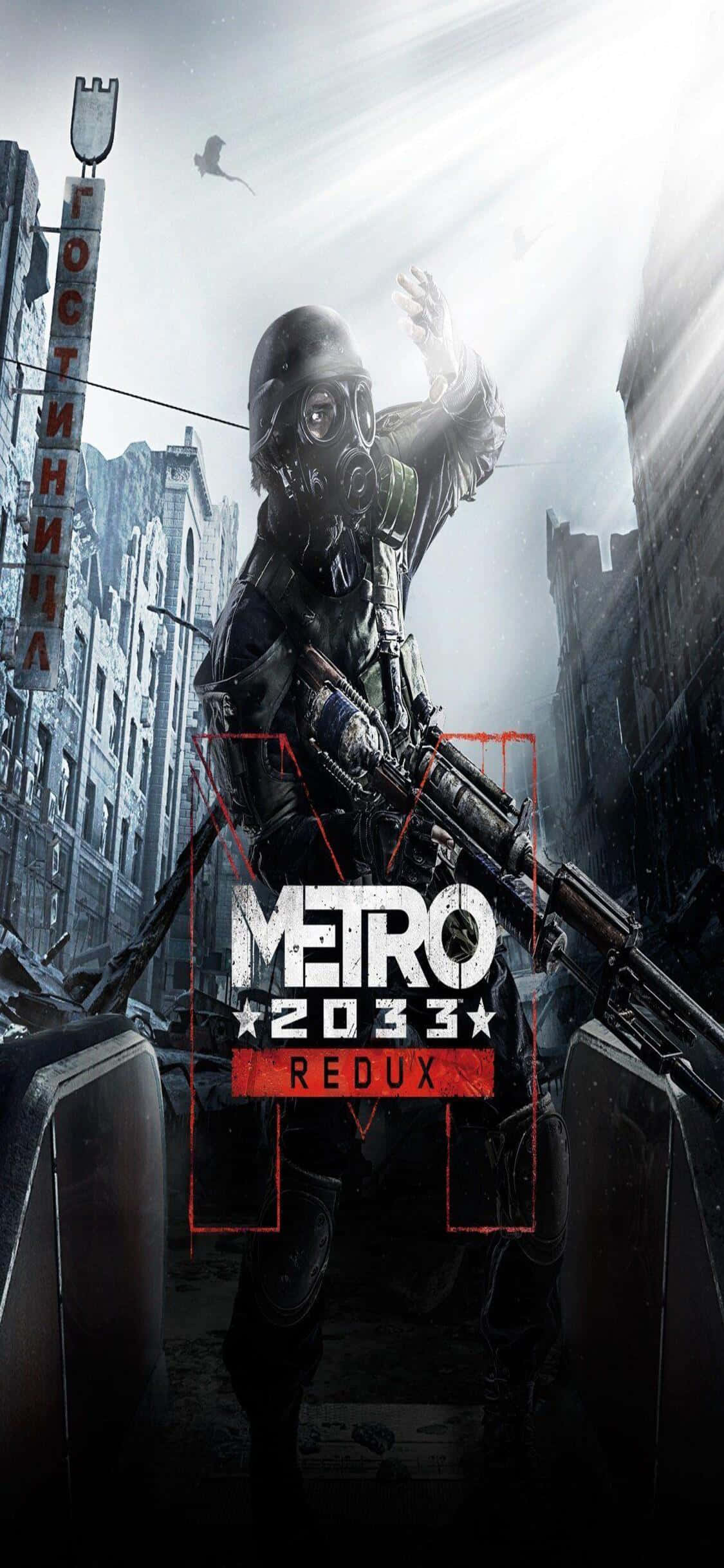 Stryd vir Oorlewing in Metro Last Light Muurpapier