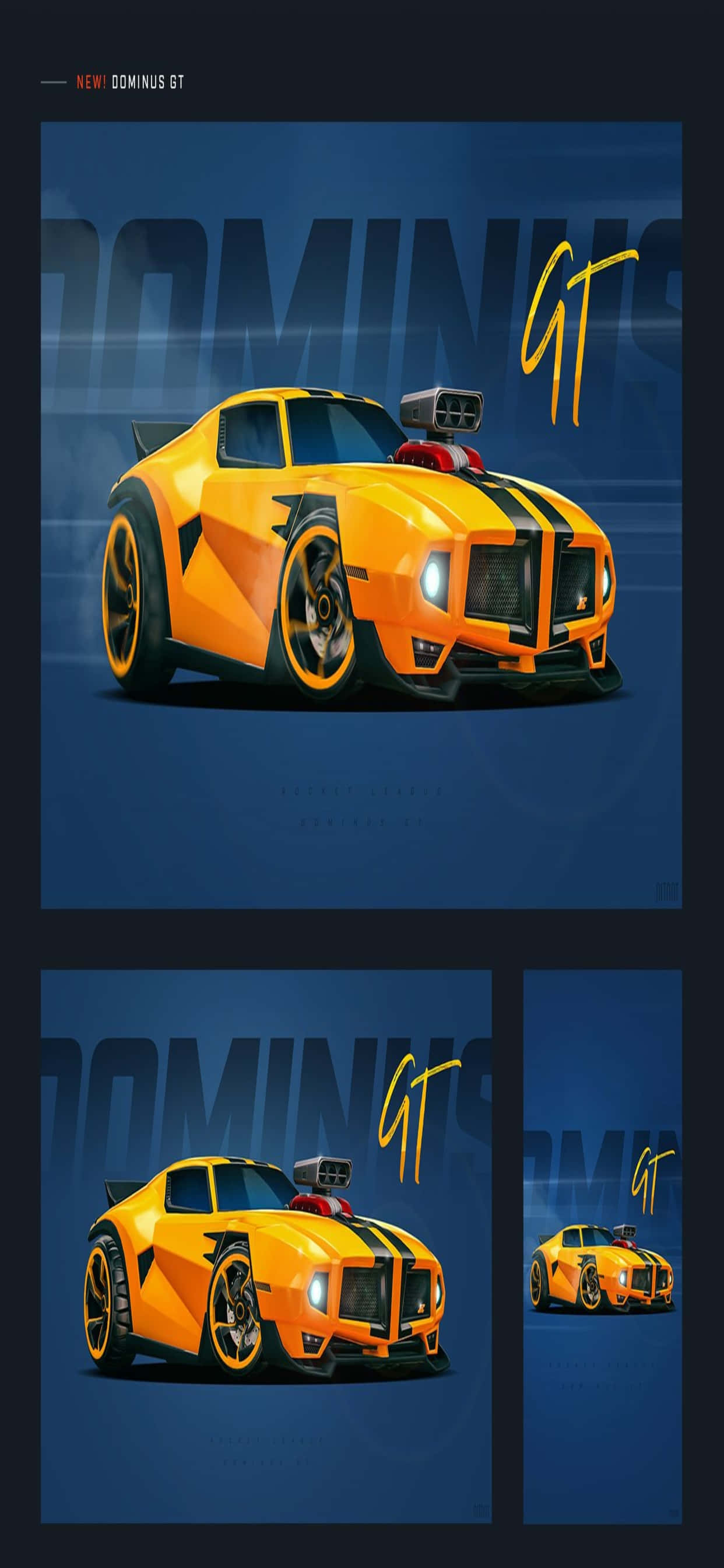 "Styg op in die wêreld van Rocket League met jou iPhone Xs Max!" Muurpapier