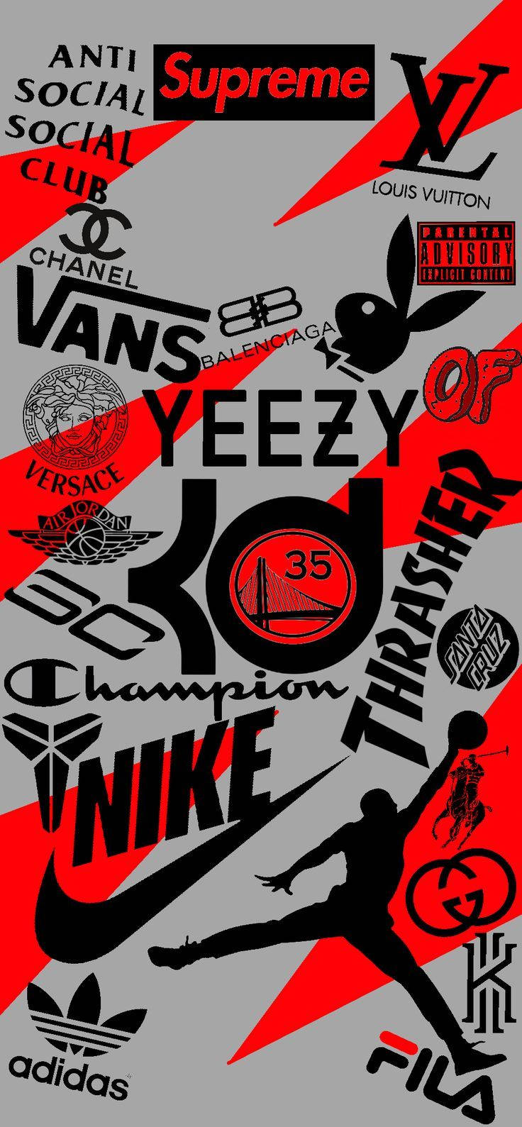 “Style Meets Sporty in Nike Graffiti” Muurpapier