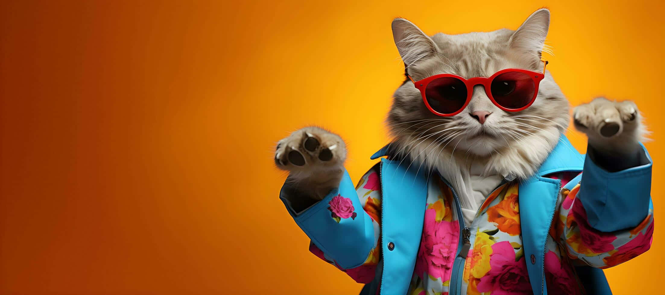 Stylvol Kat Dans Partytjie Drag Muurpapier
