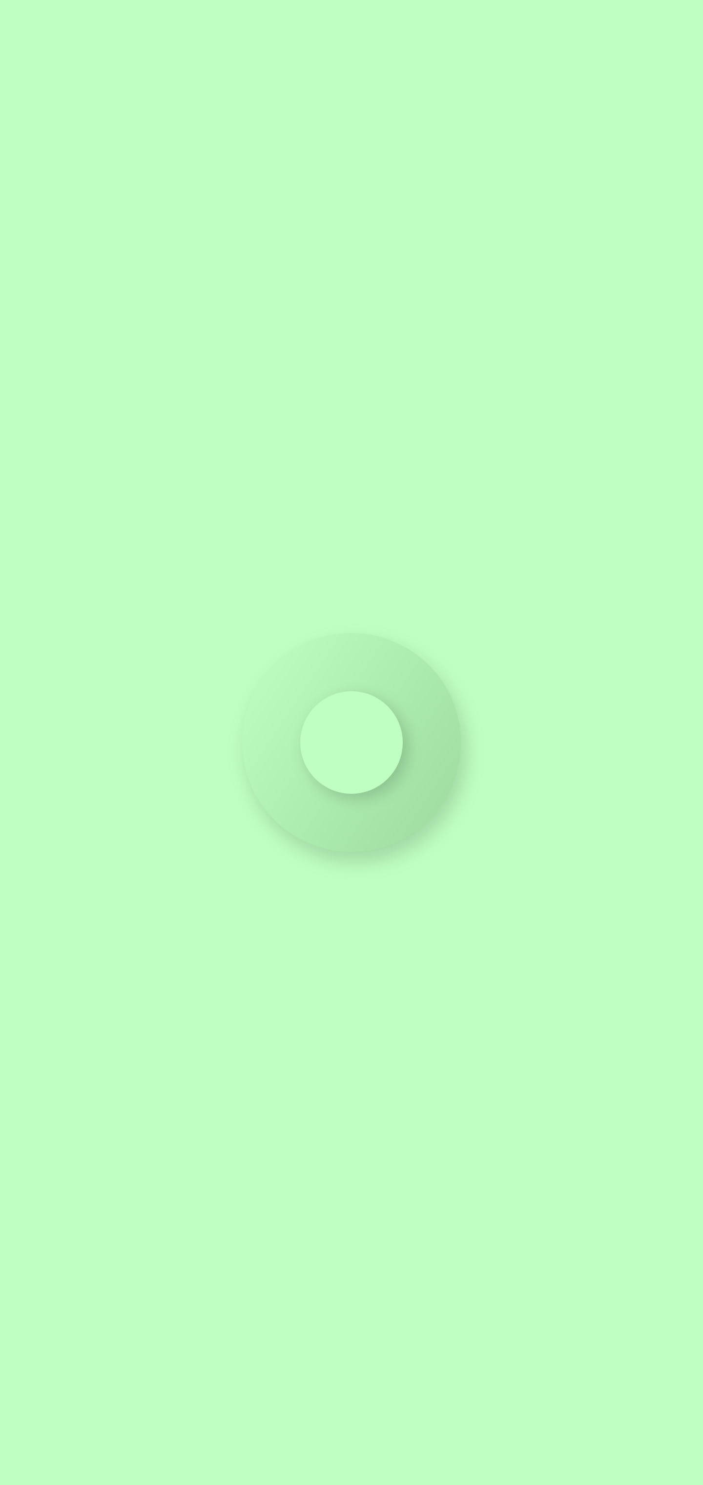 Subtiele Baie Ligte Groen Sirkel Muurpapier