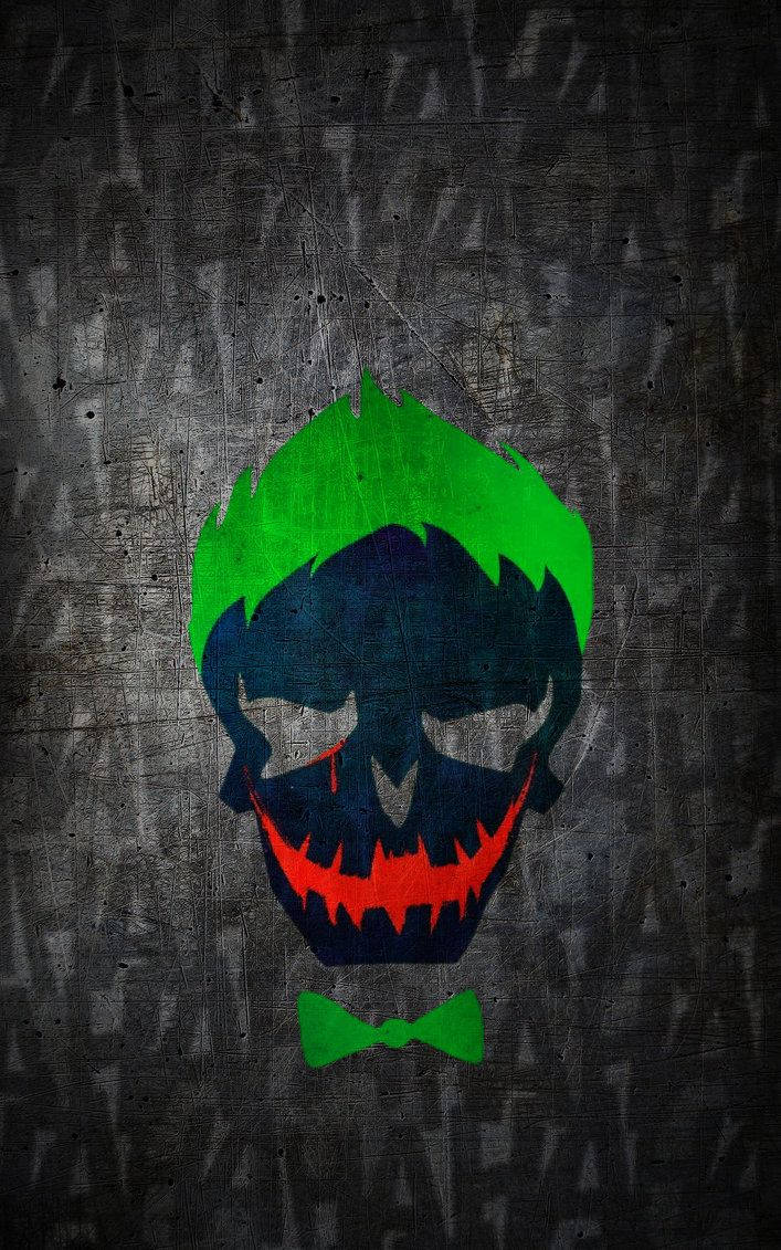 Suicide Squad Joker Ikoon Agtergrond