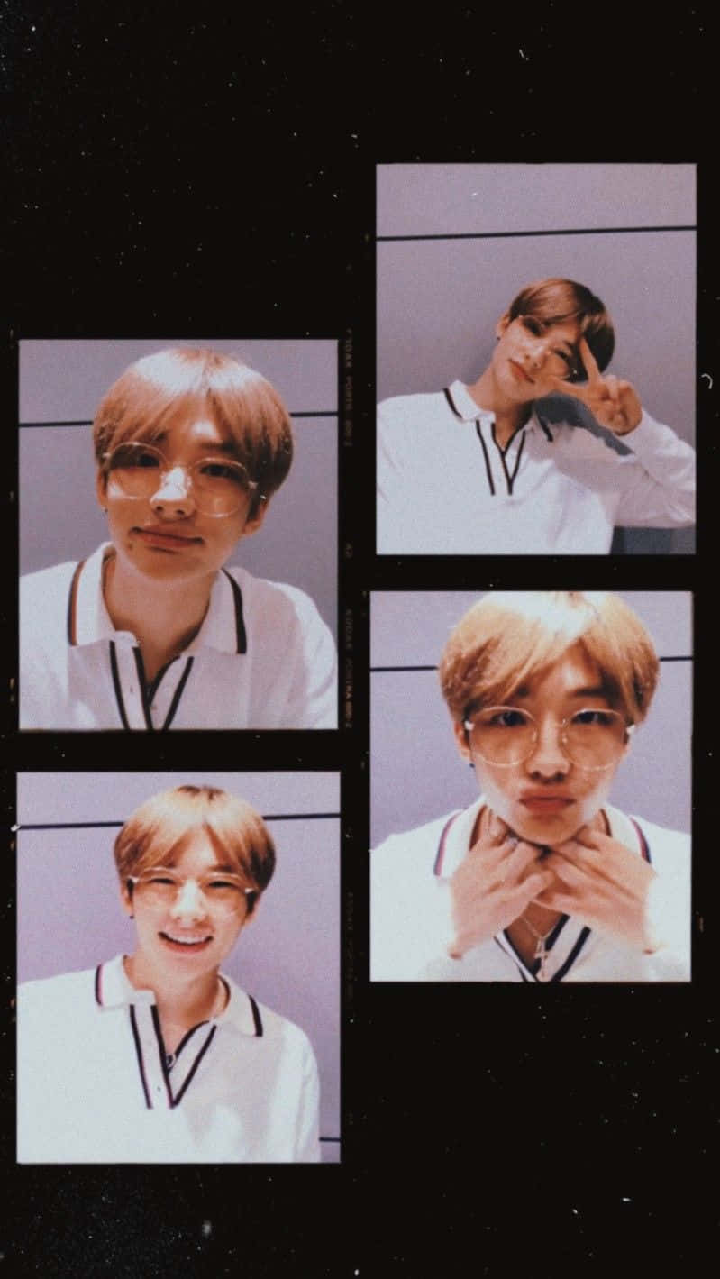 Suid-Koreaanse Rapper Hyunjin Oulike Poses Muurpapier