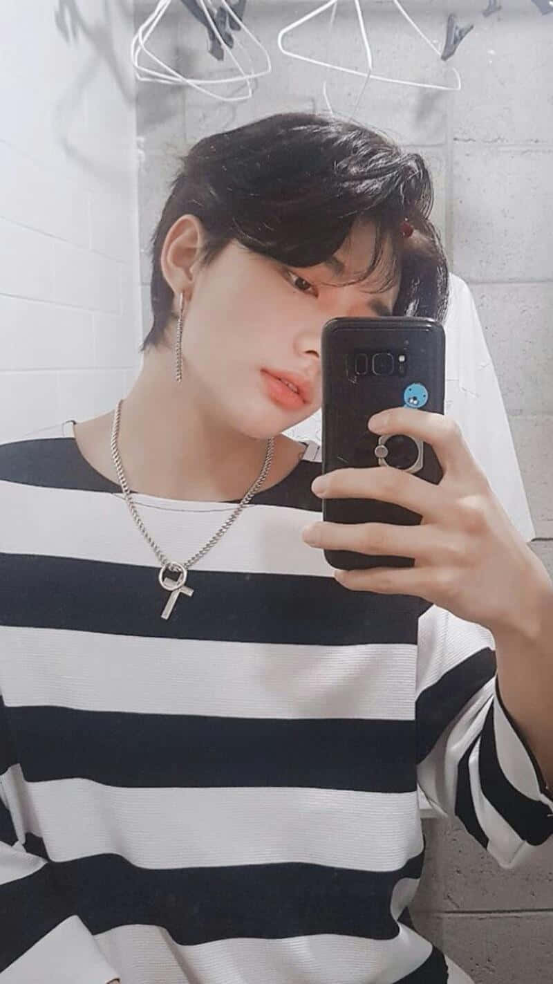 hyunjin [wallpaper] — Stray Kids Muurpapier