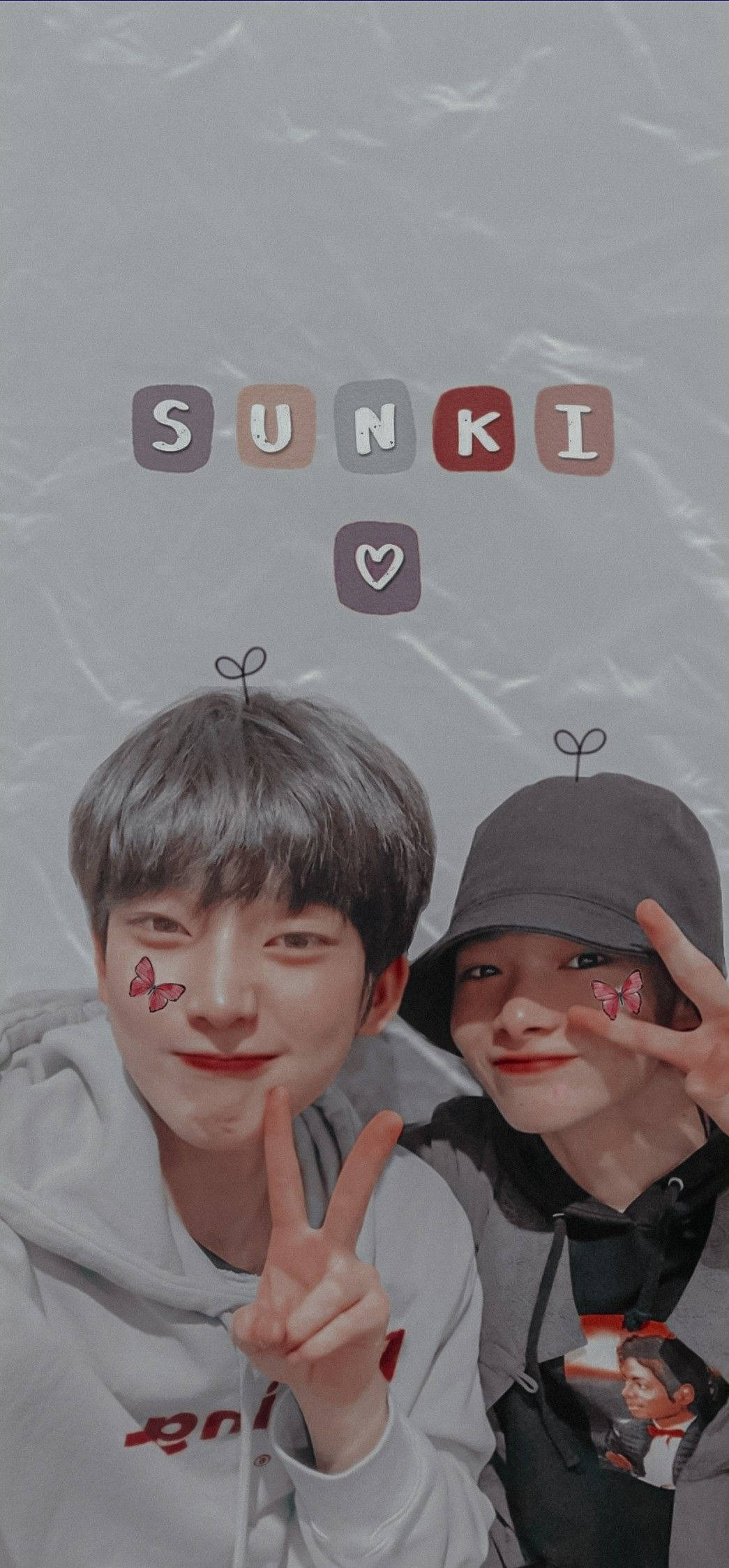 Sunki Duo Enhypen Esteties Muurpapier