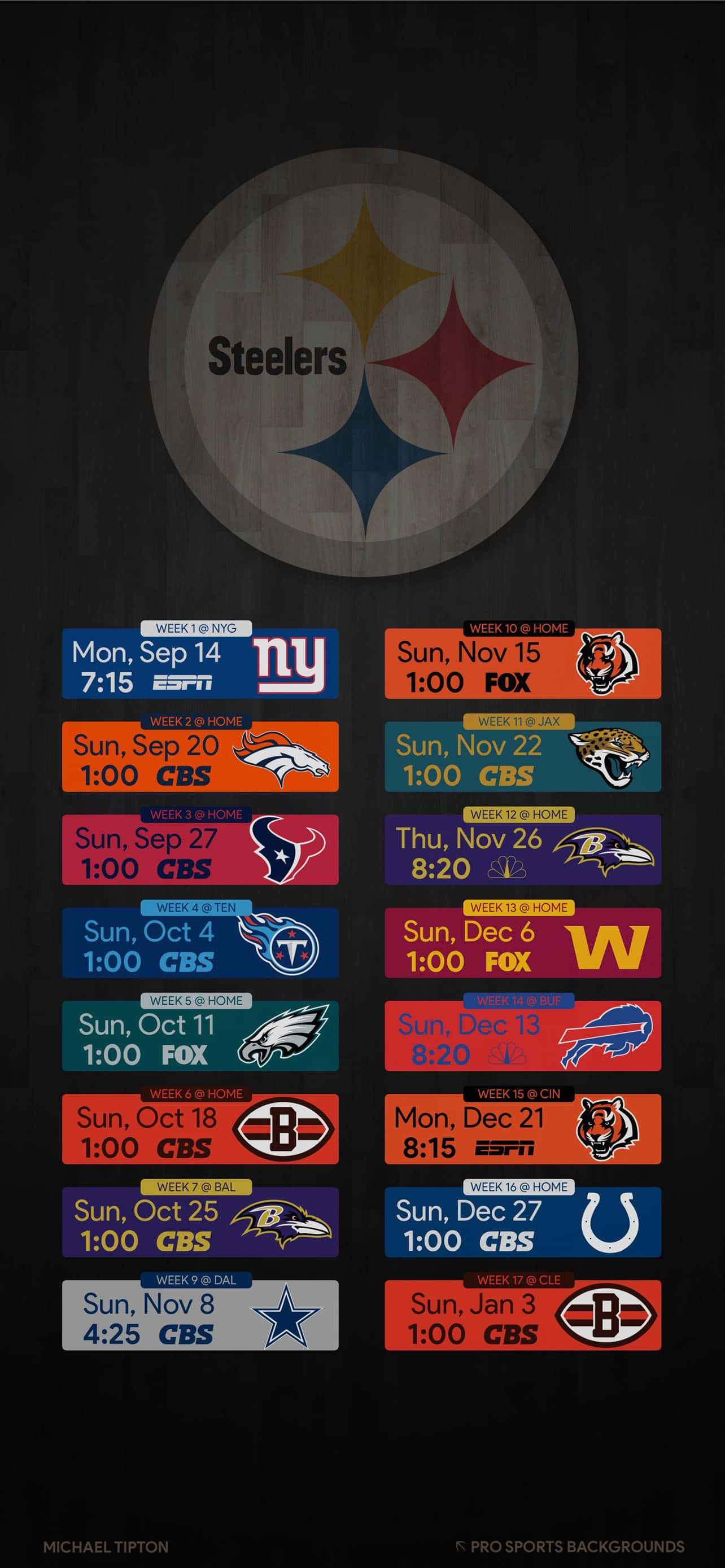 Super Bowl-kampioene: Wys jou Steelers-trots met 'n iPhone Muurpapier