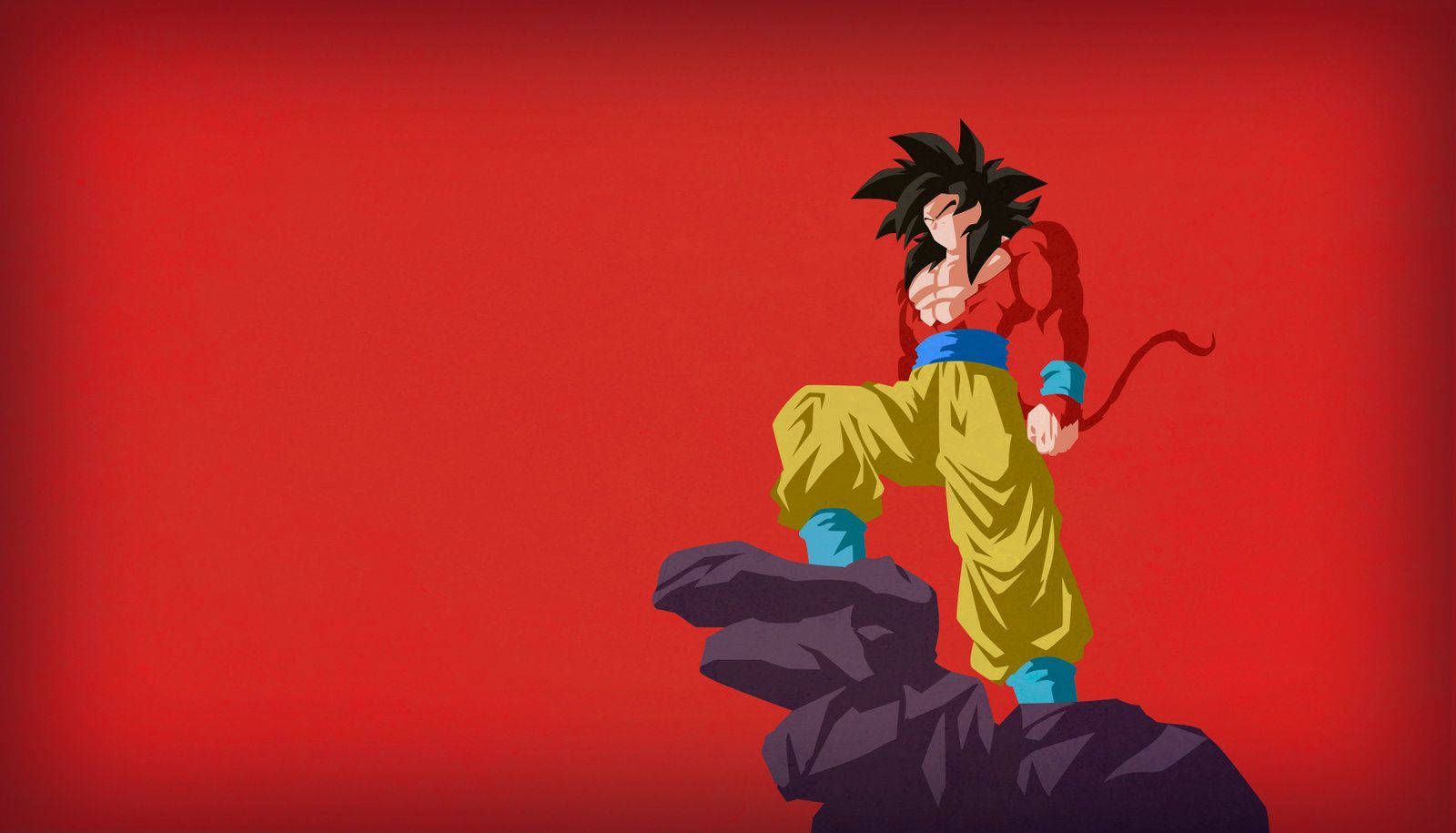 Super Saiyan 4 Goku! Muurpapier