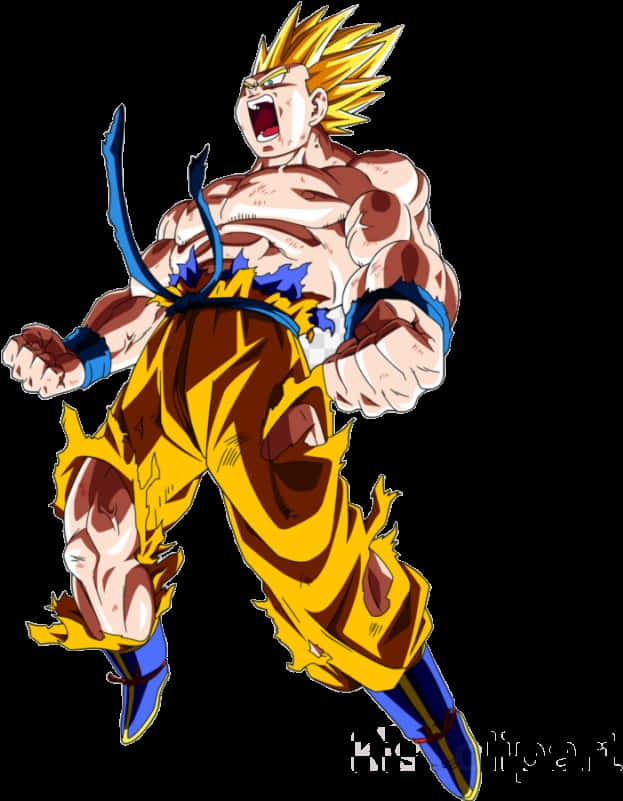 Super Saiyan Gevegsroep Muurpapier