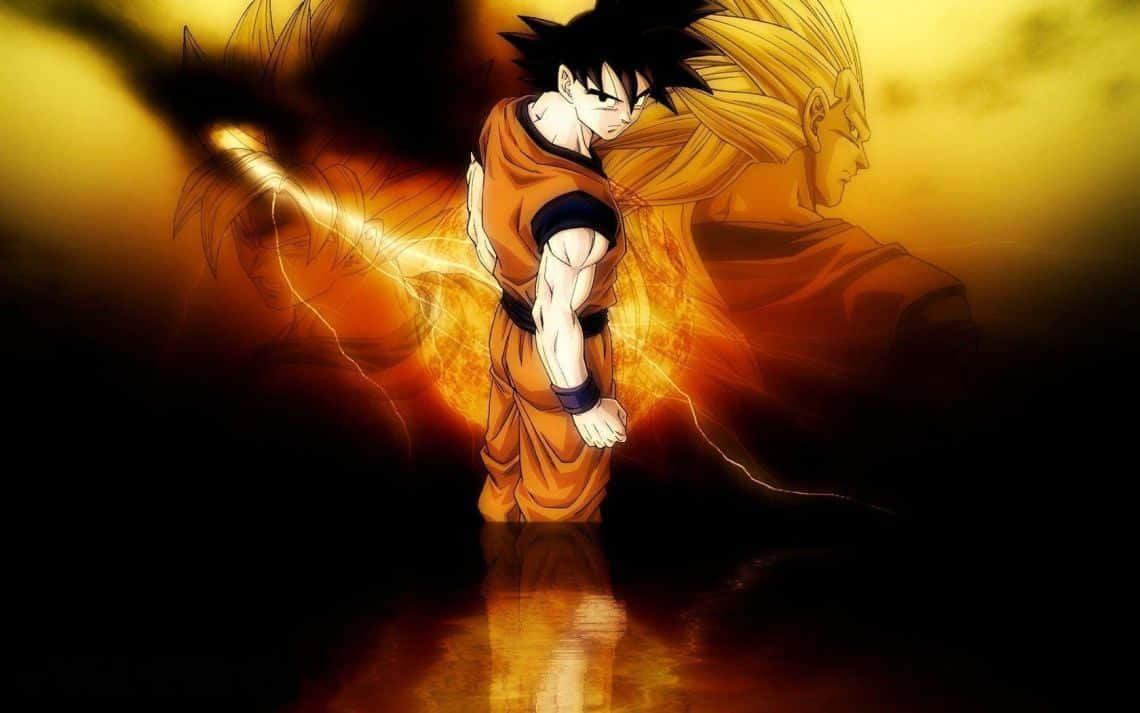 Super Saiyan Rose neem die teenstander aan Muurpapier
