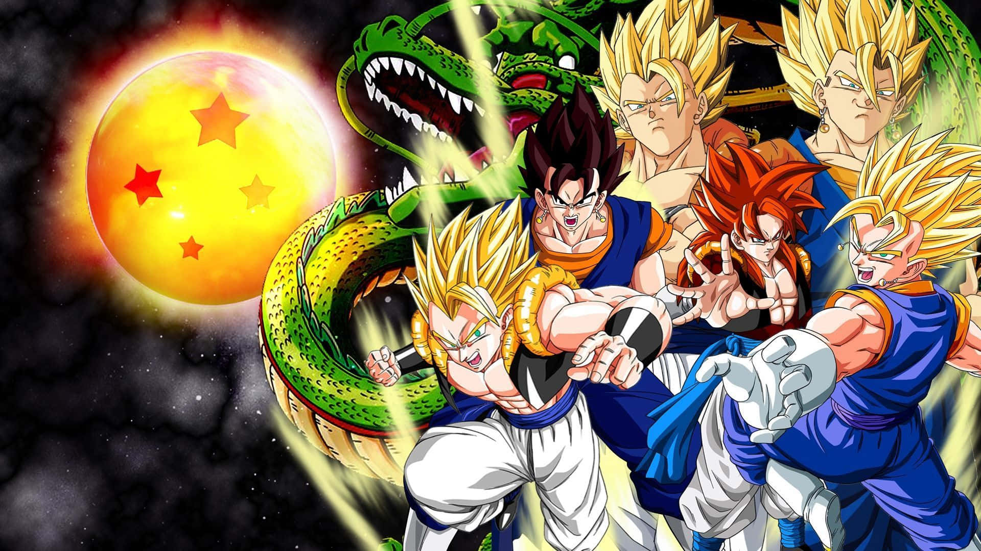 Super Saiyane wat krag optel in 'Dragon Ball Super' Muurpapier