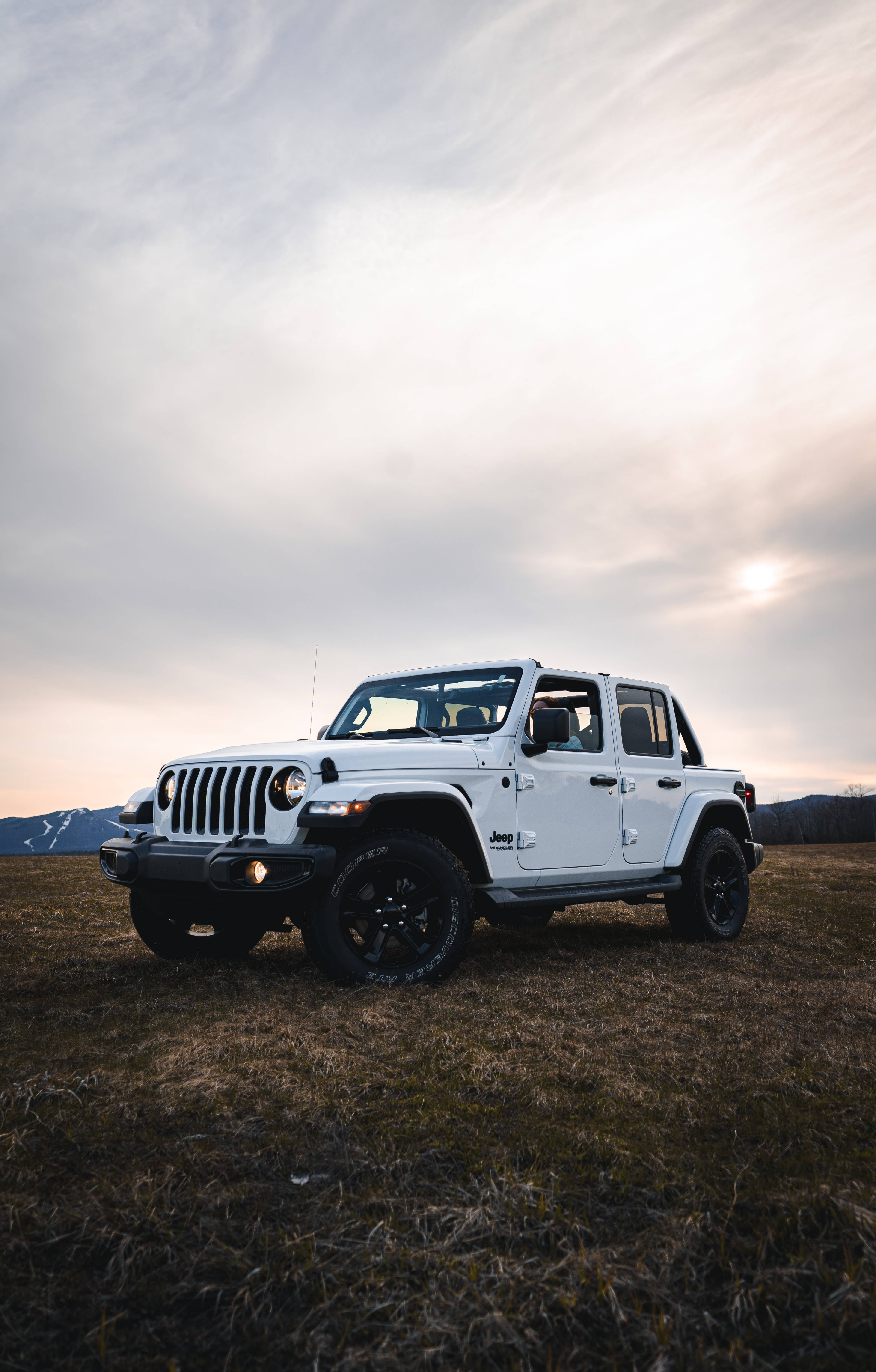 Super Wit Wrangler Jeep Muurpapier