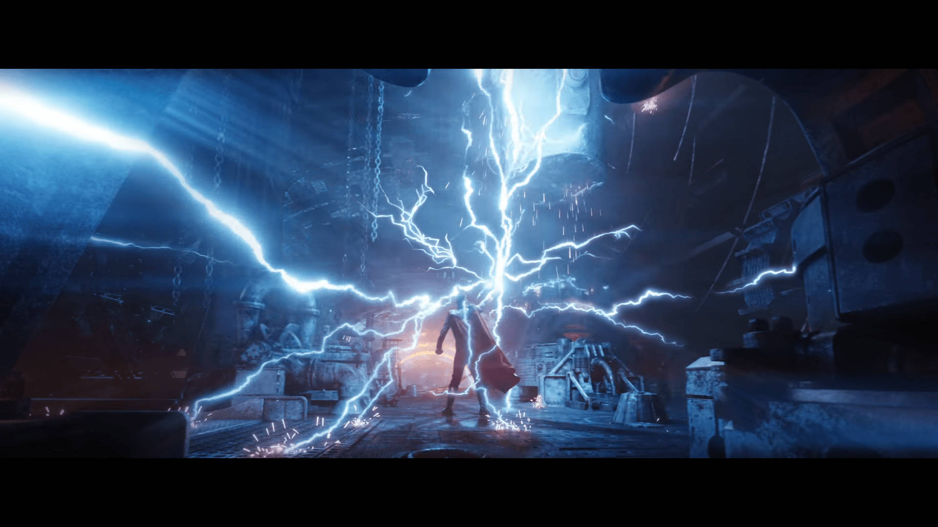 Superheld Thor Stormbreker Weerligkrag Muurpapier