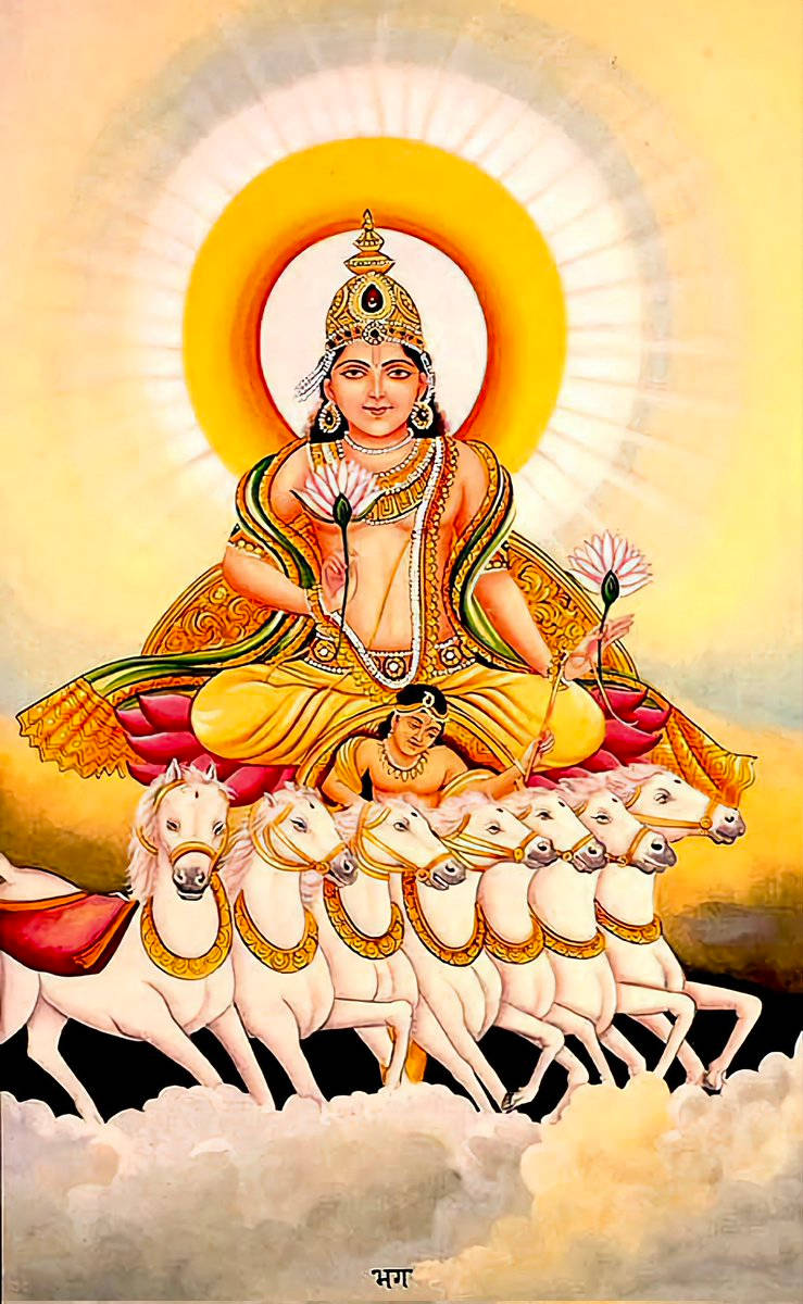 Surya Bhagwan Groot Halo Muurpapier