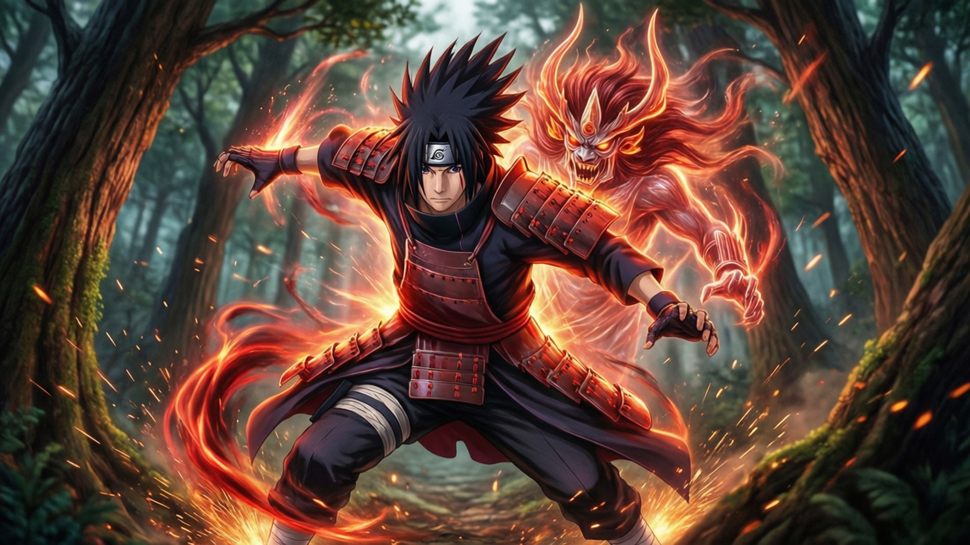 Susanoo Ontketen Muurpapier