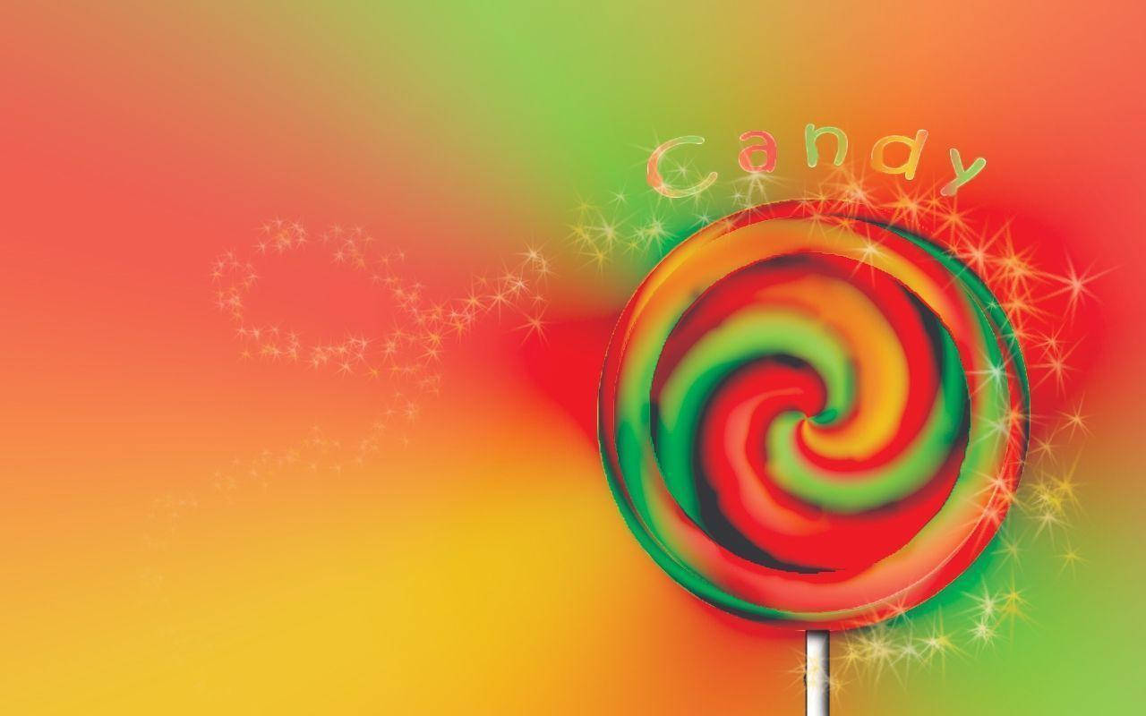 Swaai Lollipop Oulike Bureaublad Muurpapier