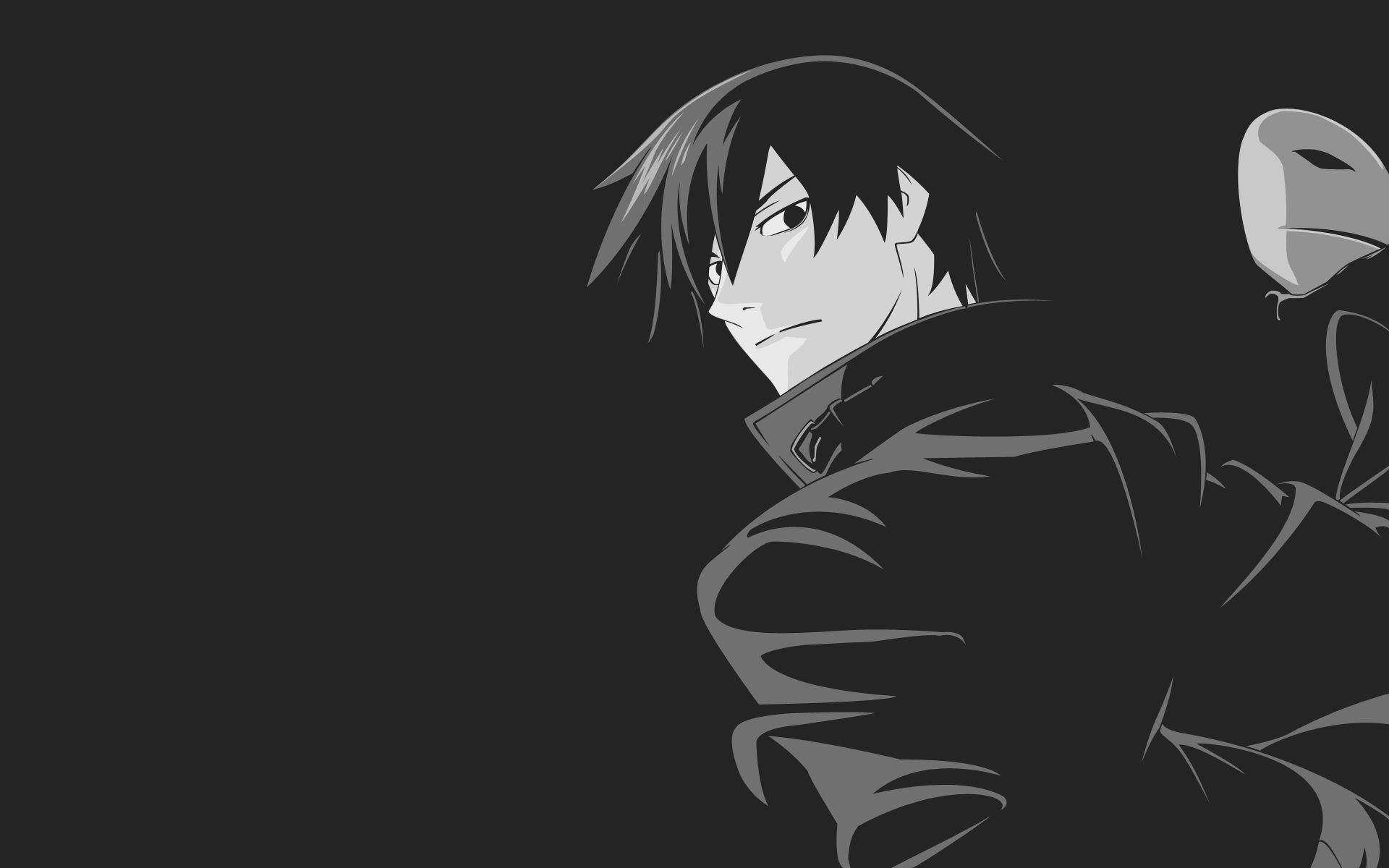 Swart Anime Hei Muurpapier