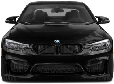 Swart BMW M-reeks Vooraansig Muurpapier