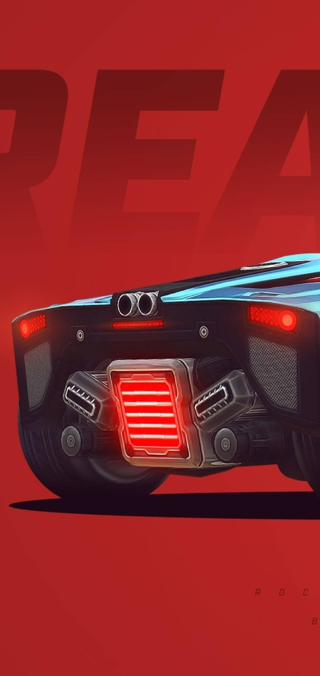 Swart Breakout Rocket League iPhone Muurpapier