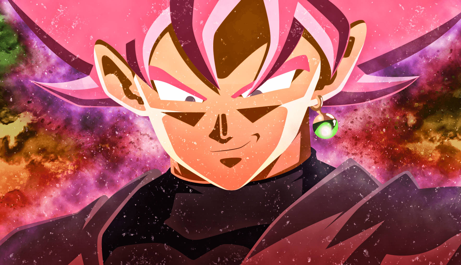 Swart Goku Dragon Ball Super Muurpapier