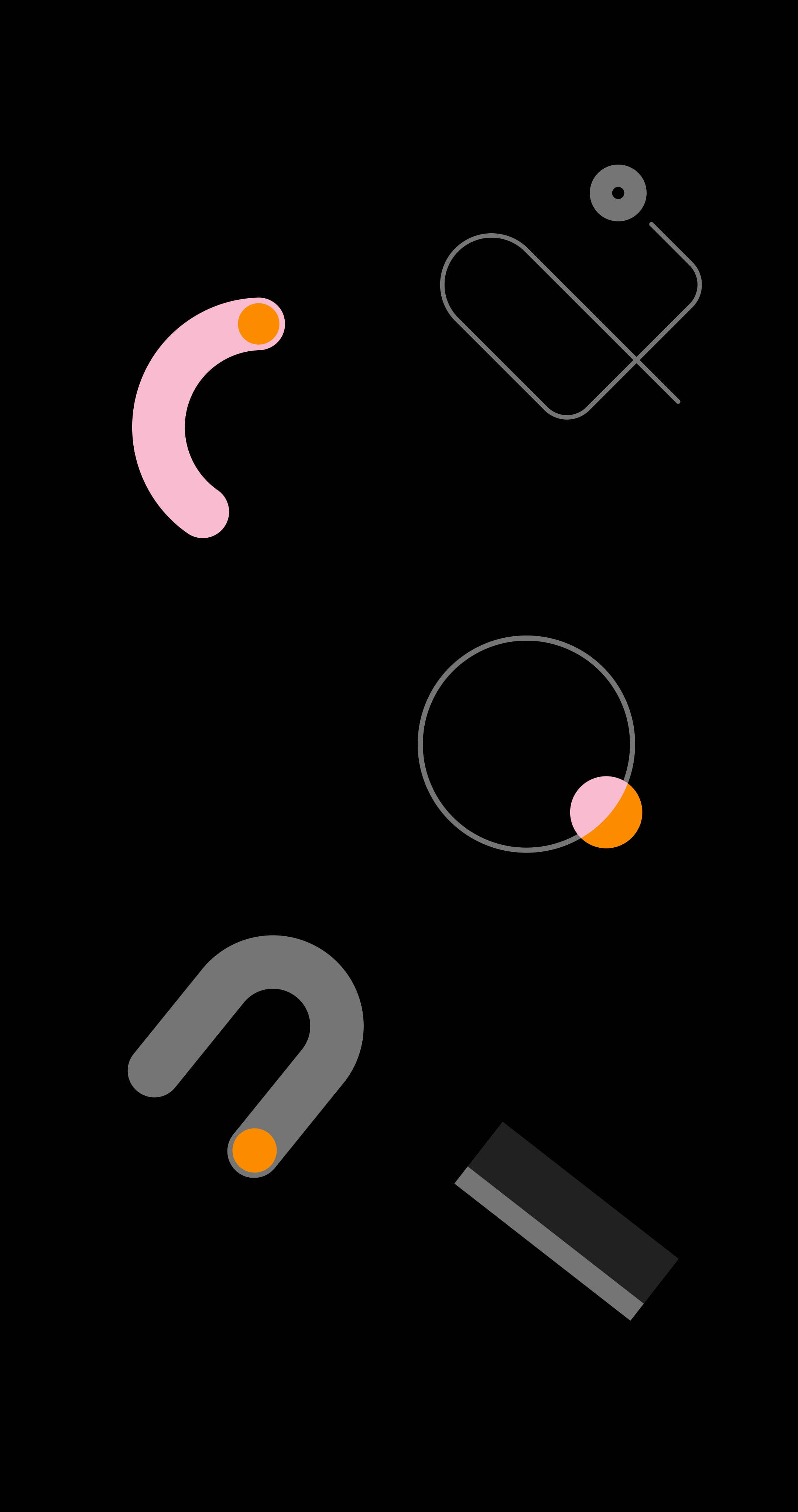 Swart Grafiese Google Pixel 4 Agtergrond Muurpapier