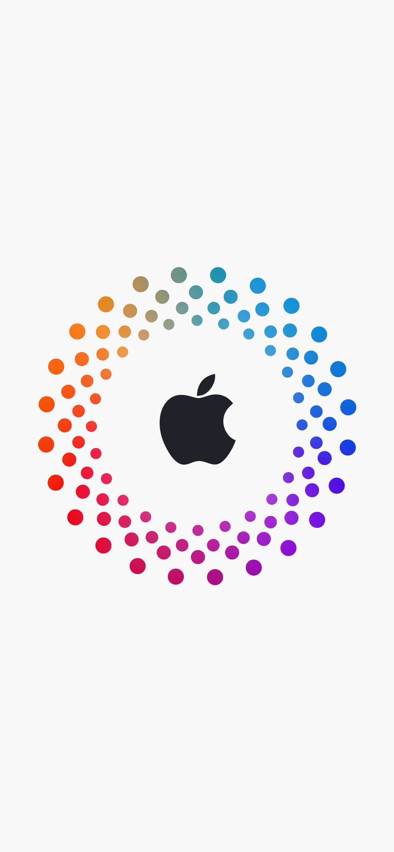 Swart Logo Met Kolle Wonderlike Apple HD iPhone Muurpapier