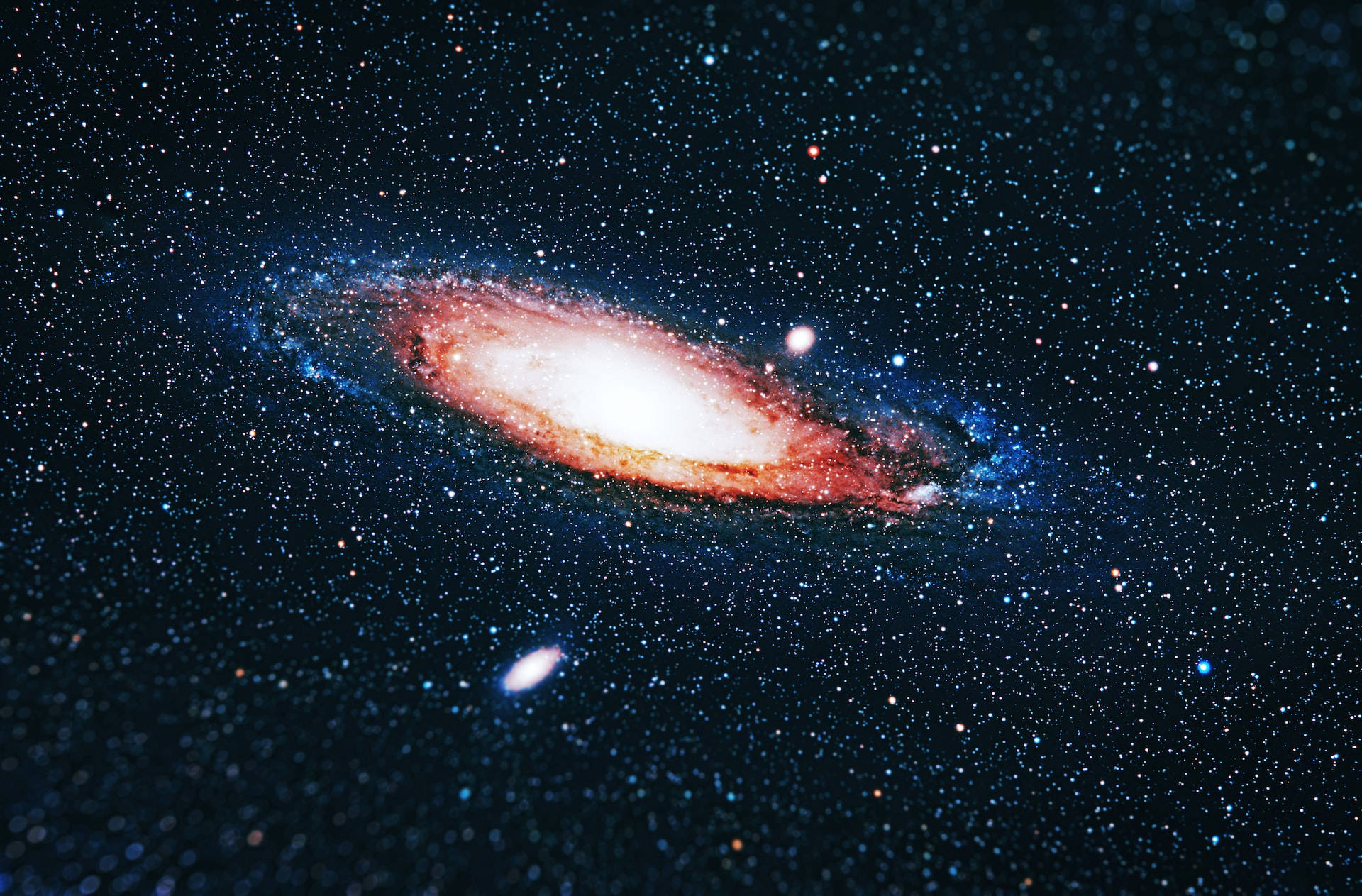 Swart Ruimte Andromeda-sterrestelsel Muurpapier