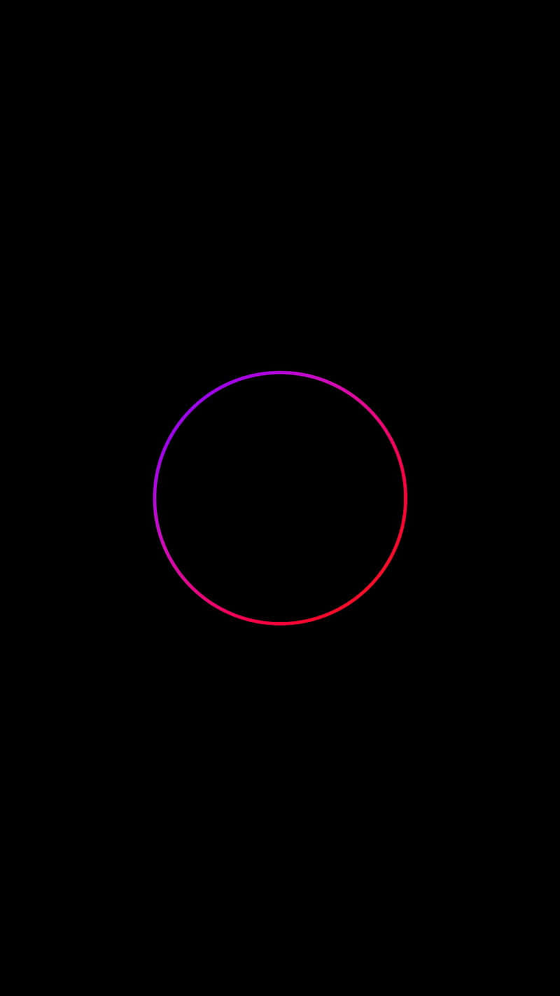 Swart Sirkel Pixel 3xl OLED Agtergrond Muurpapier