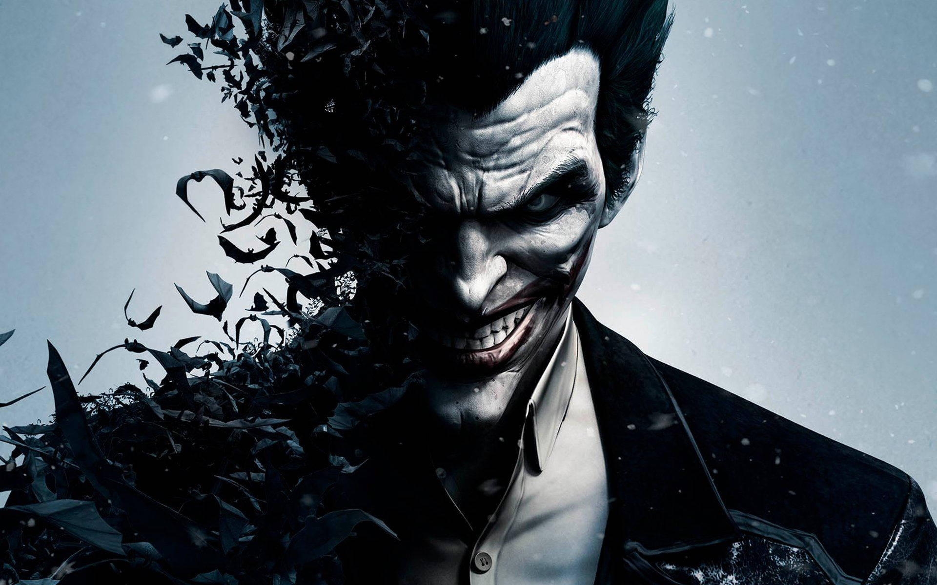 Swart Vlerk Joker Agtergrond
