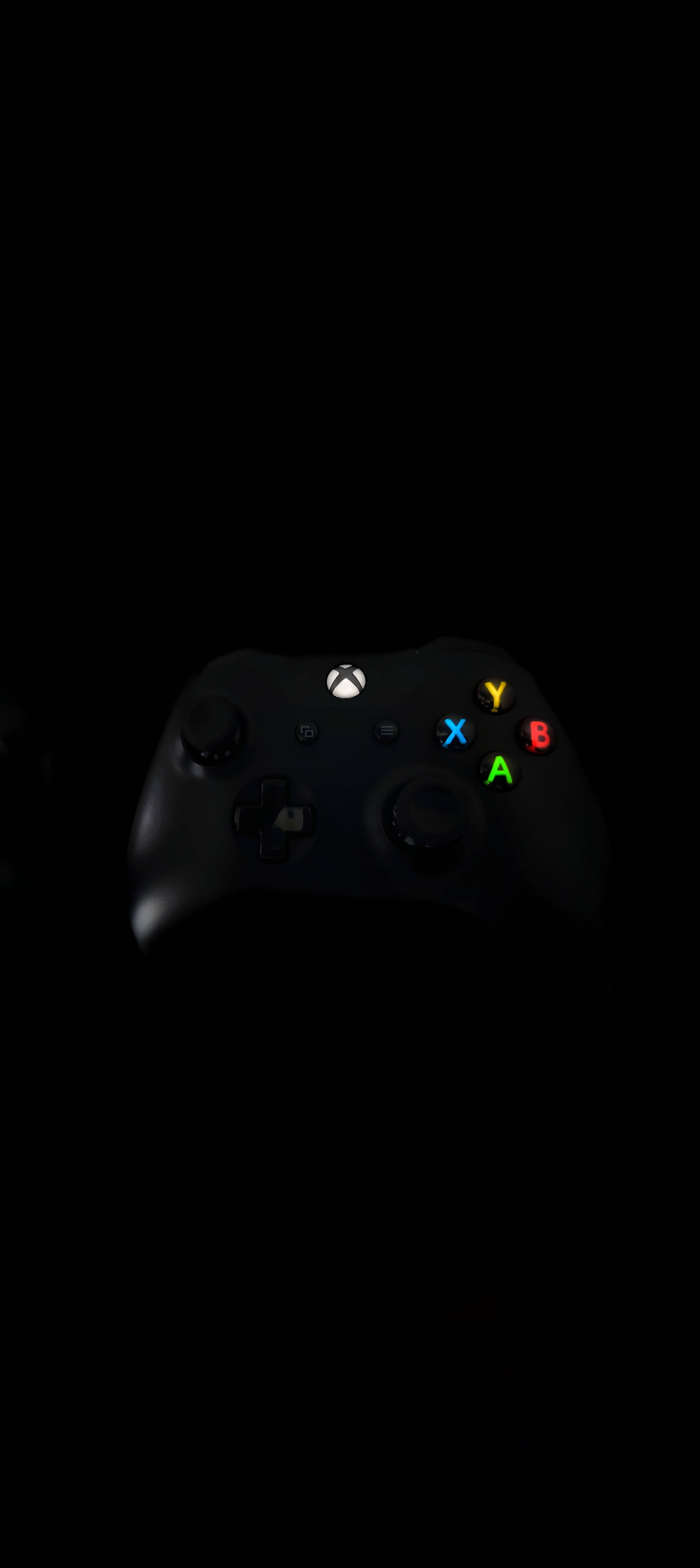 Swart Xbox-beheerder 8K Foon Muurpapier
