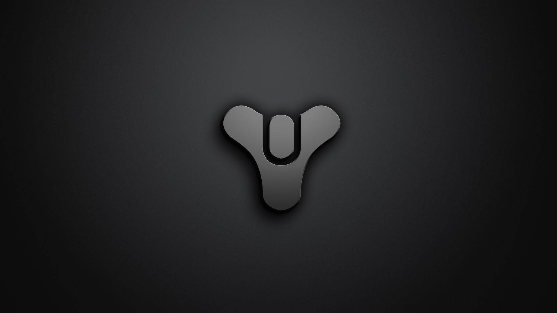 Swart Y-vormige Speletjie-logo Muurpapier