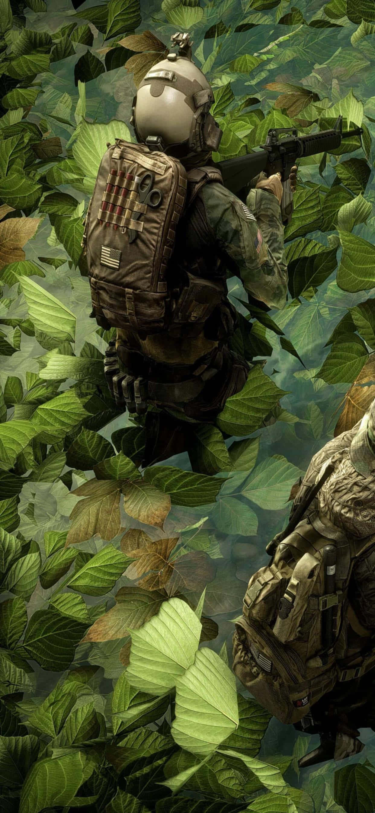 Sweef deur die Lug in Battlefield 4 Muurpapier