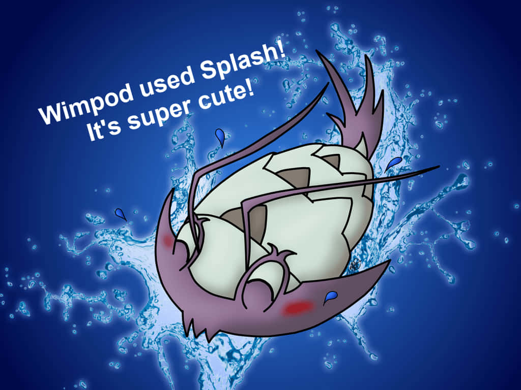 Swemmende Wimpod Muurpapier