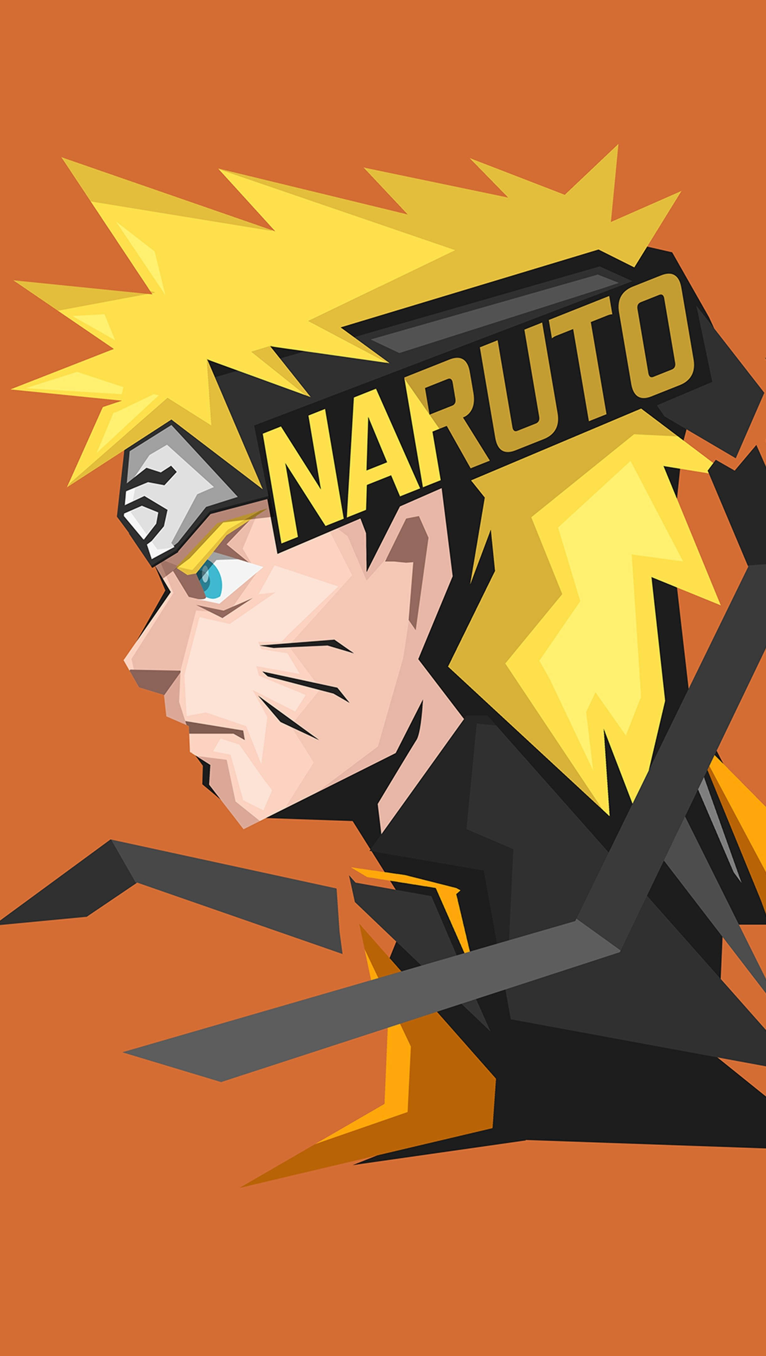 Syprofiel Uzumaki Naruto Mobiel 4K Muurpapier