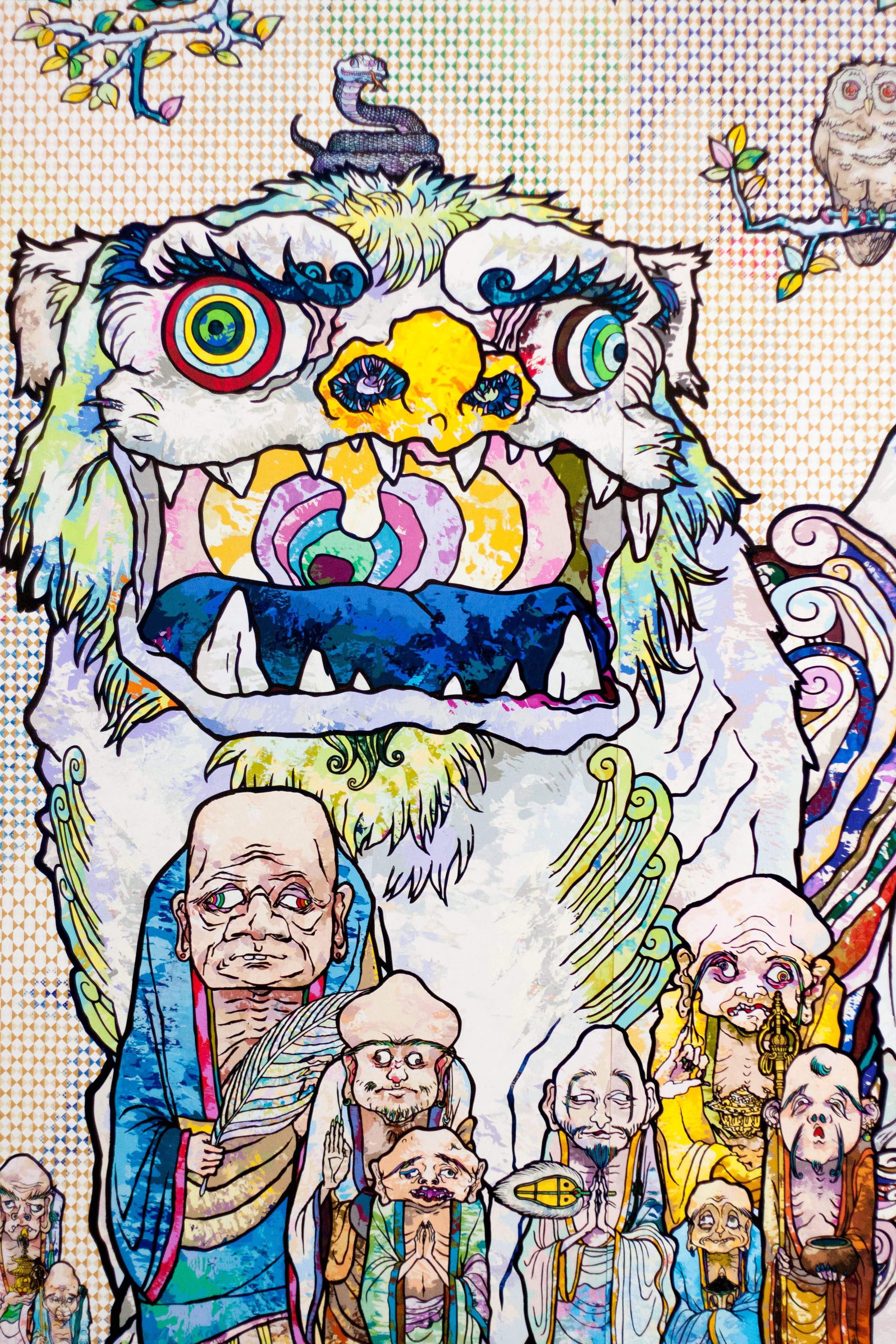 Takashi Murakami Bewaker 4K Muurpapier