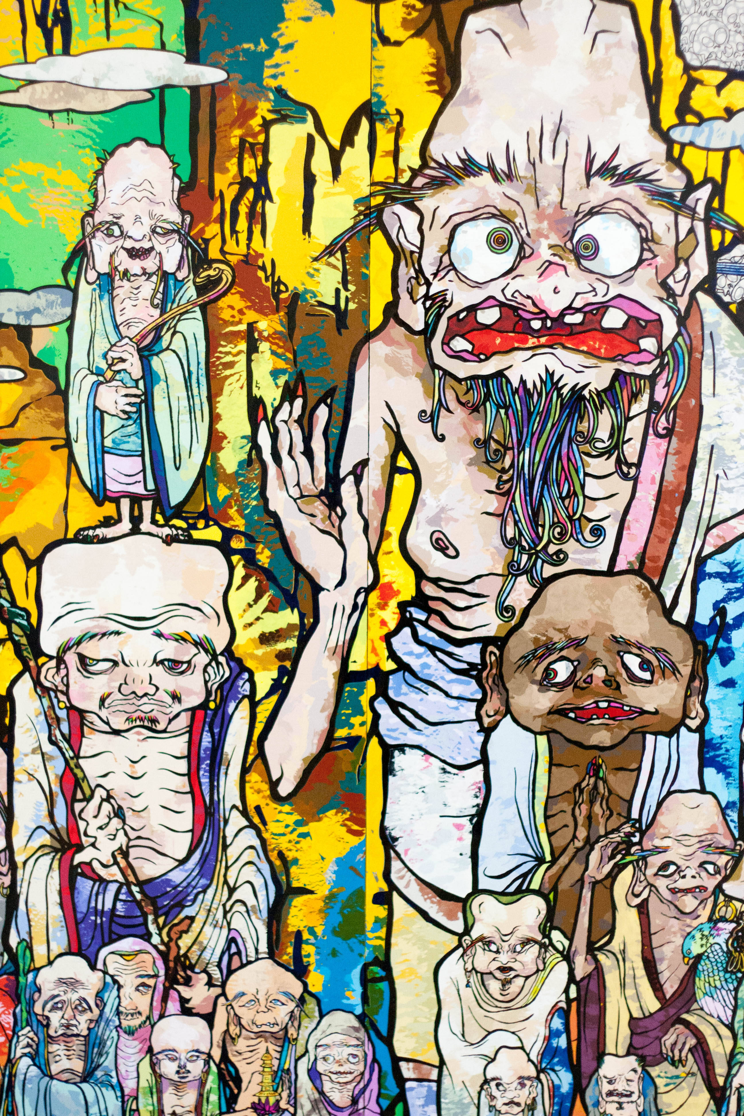 Takashi Murakami Seniors 4K Muurpapier
