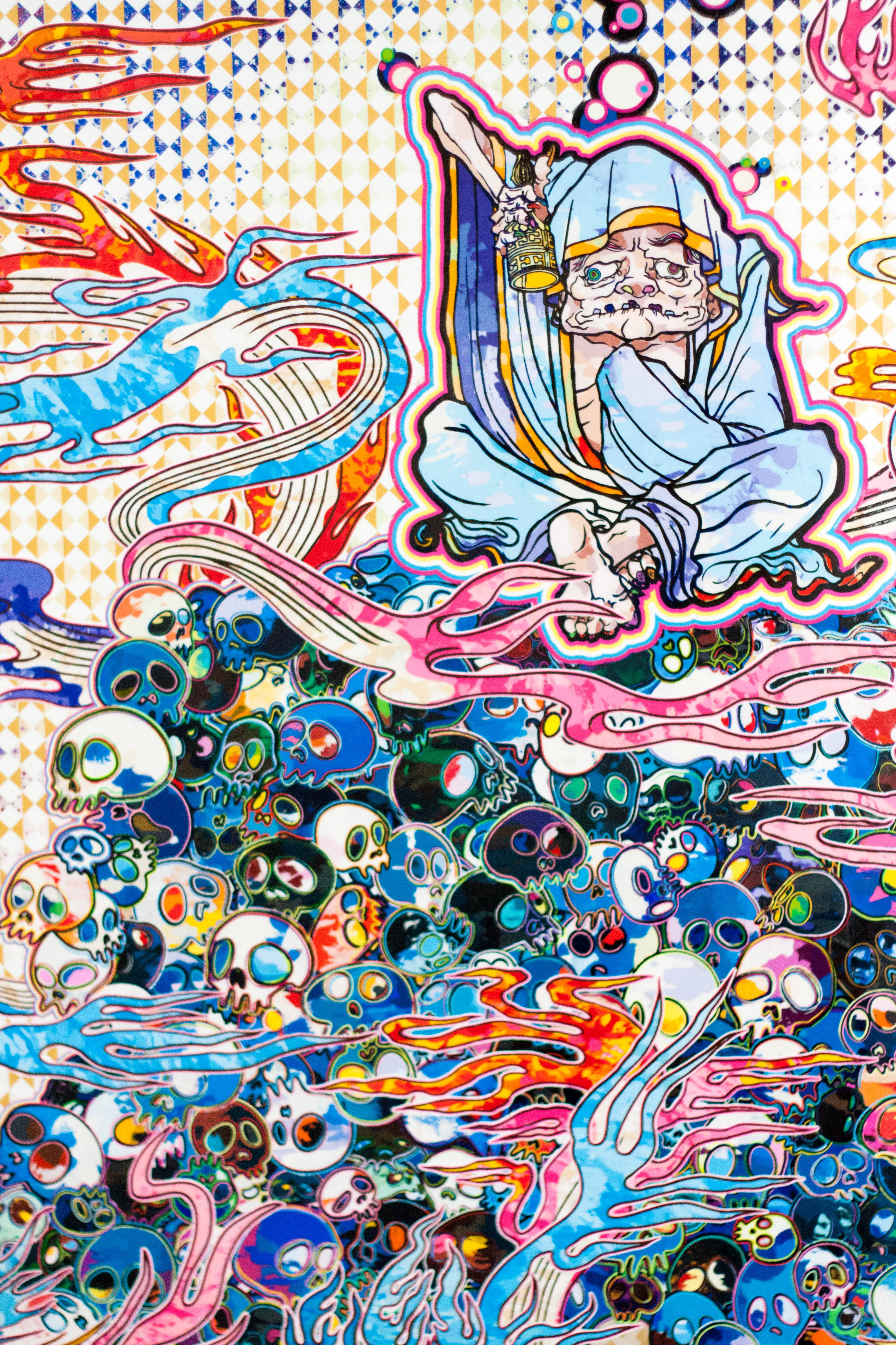 Takashi Murakami Vrede 4K Muurpapier