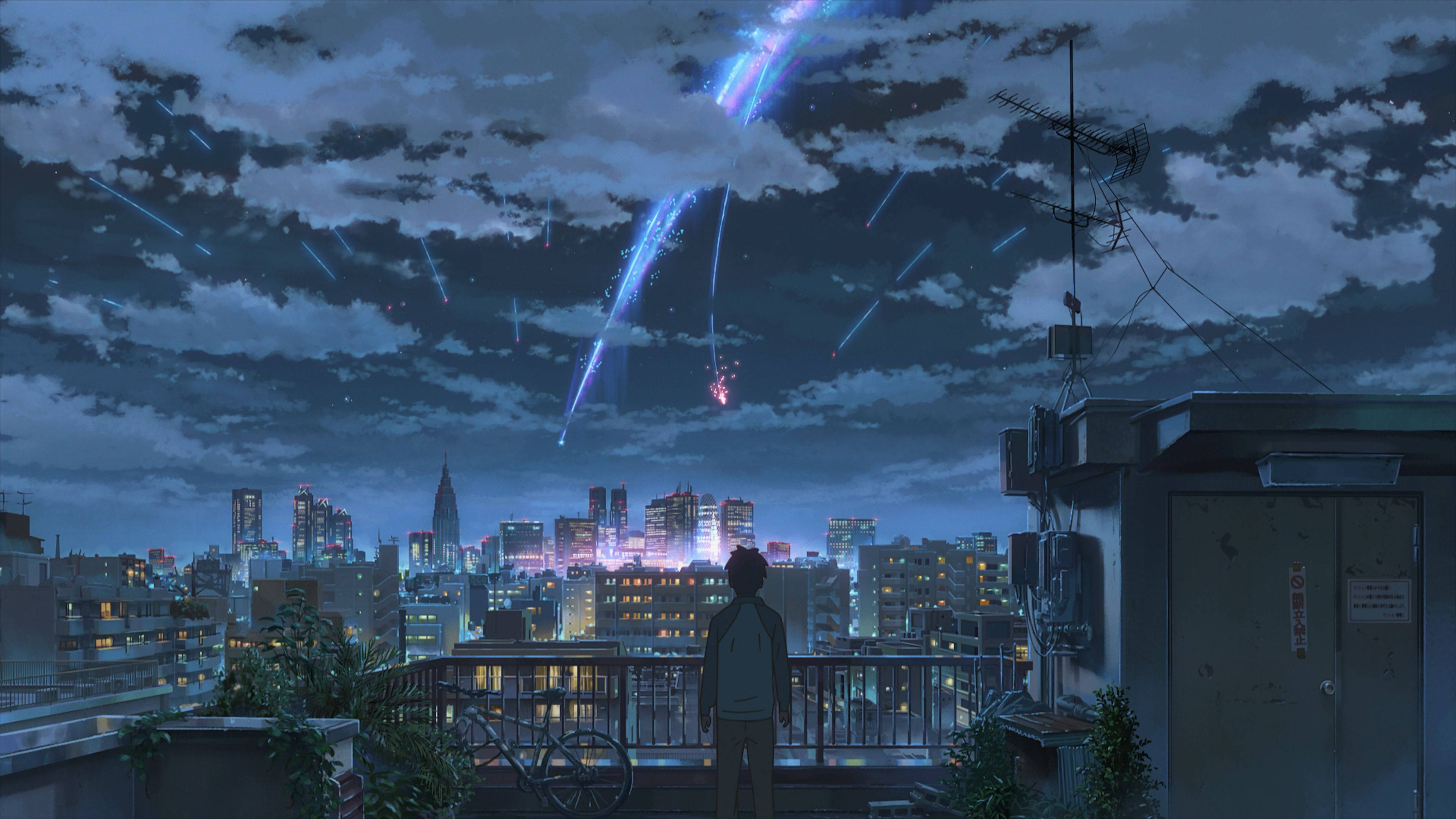 Taki Komeet Your Name Anime 2016 Muurpapier