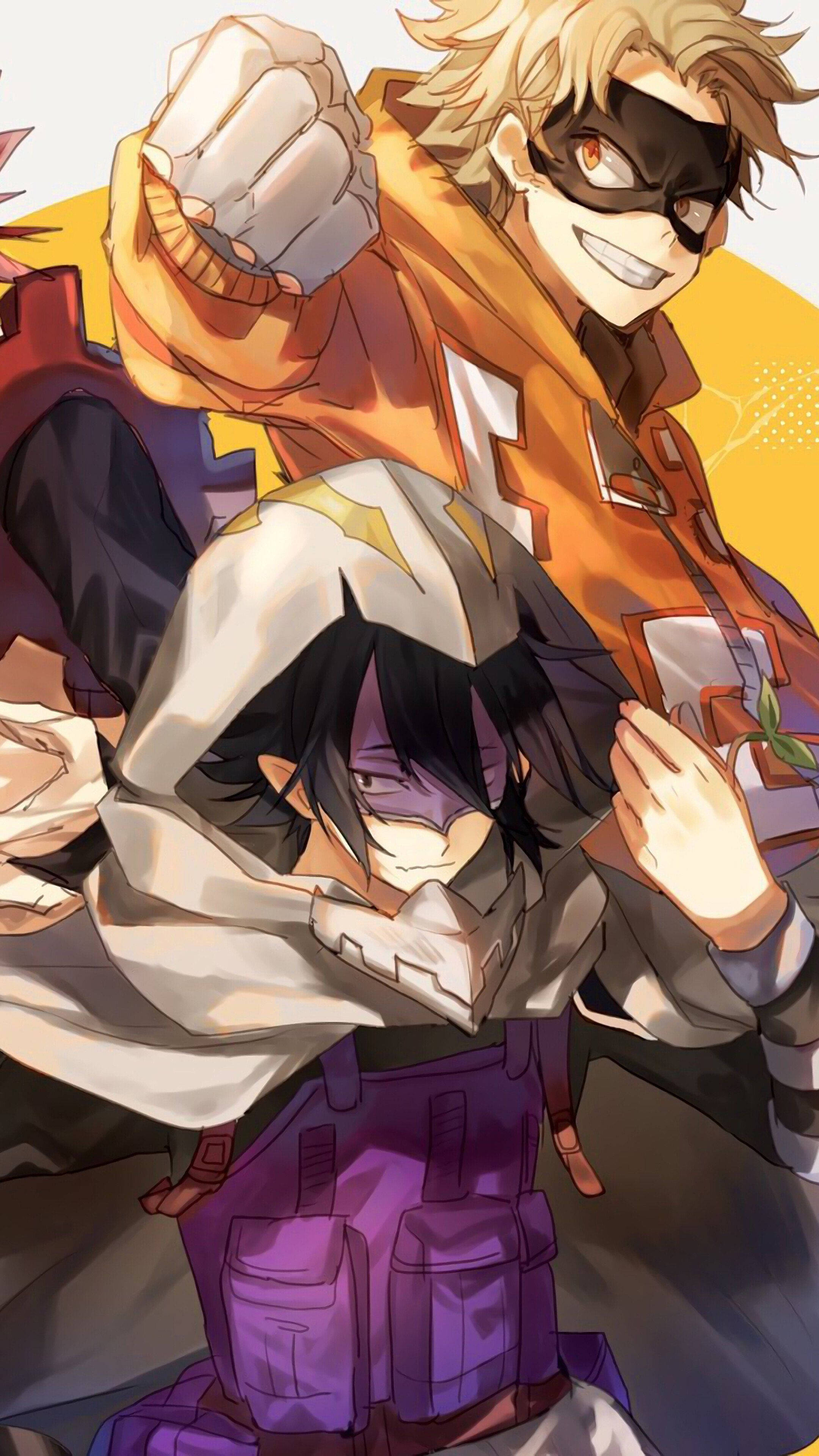 Tamaki Amajiki - Die Skaam Held Muurpapier