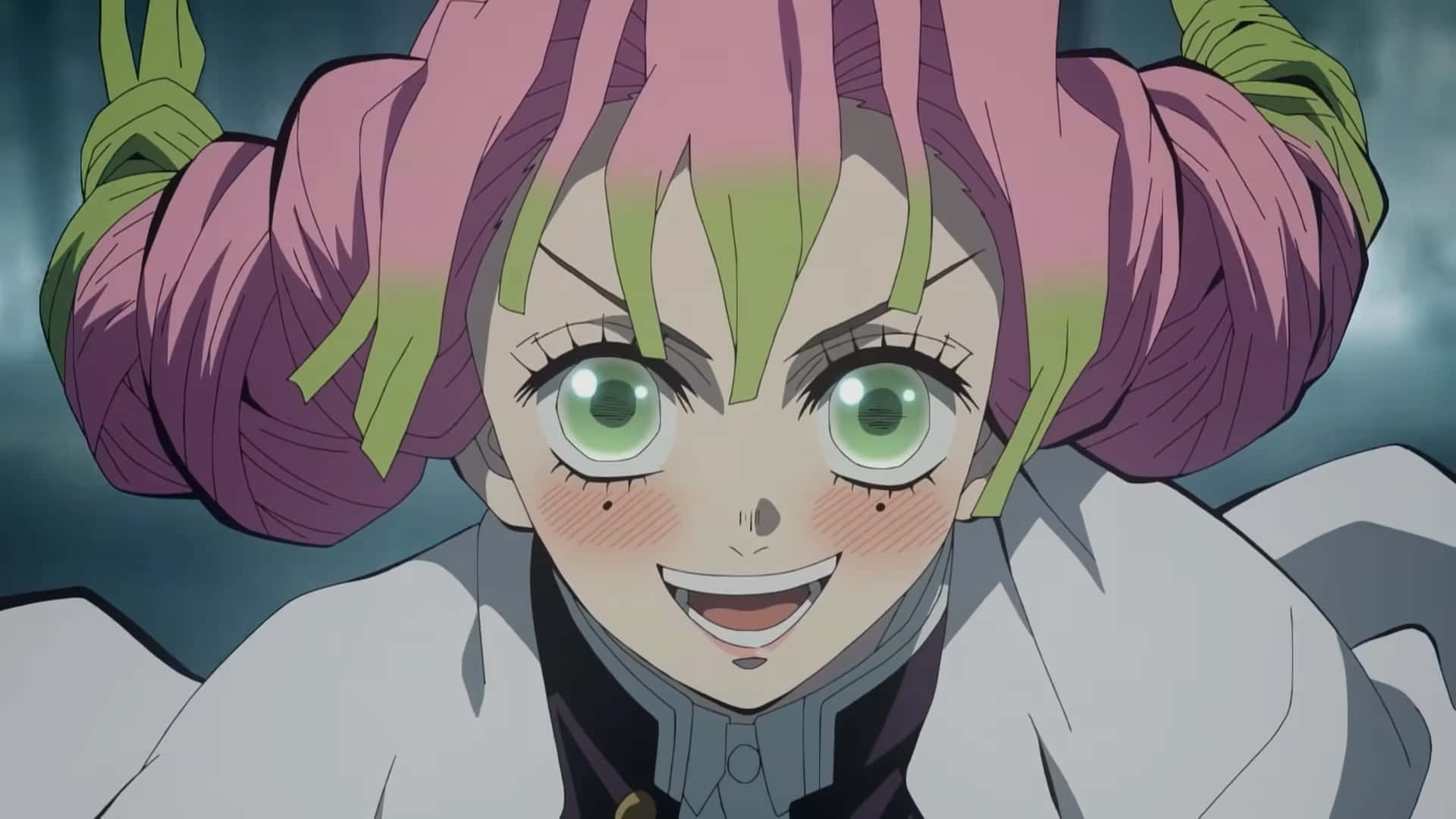 Tanjiro Kamado van Demon Slayer veg teen die magtige demoon Muurpapier
