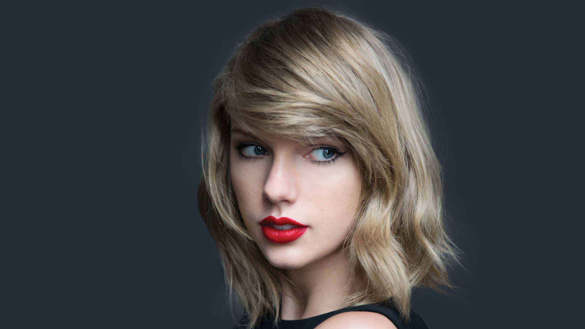 Onskuldige sykant kyk Taylor Swift minimalistiese agtergrond bedekking. — Taylor Swift Muurpapier
