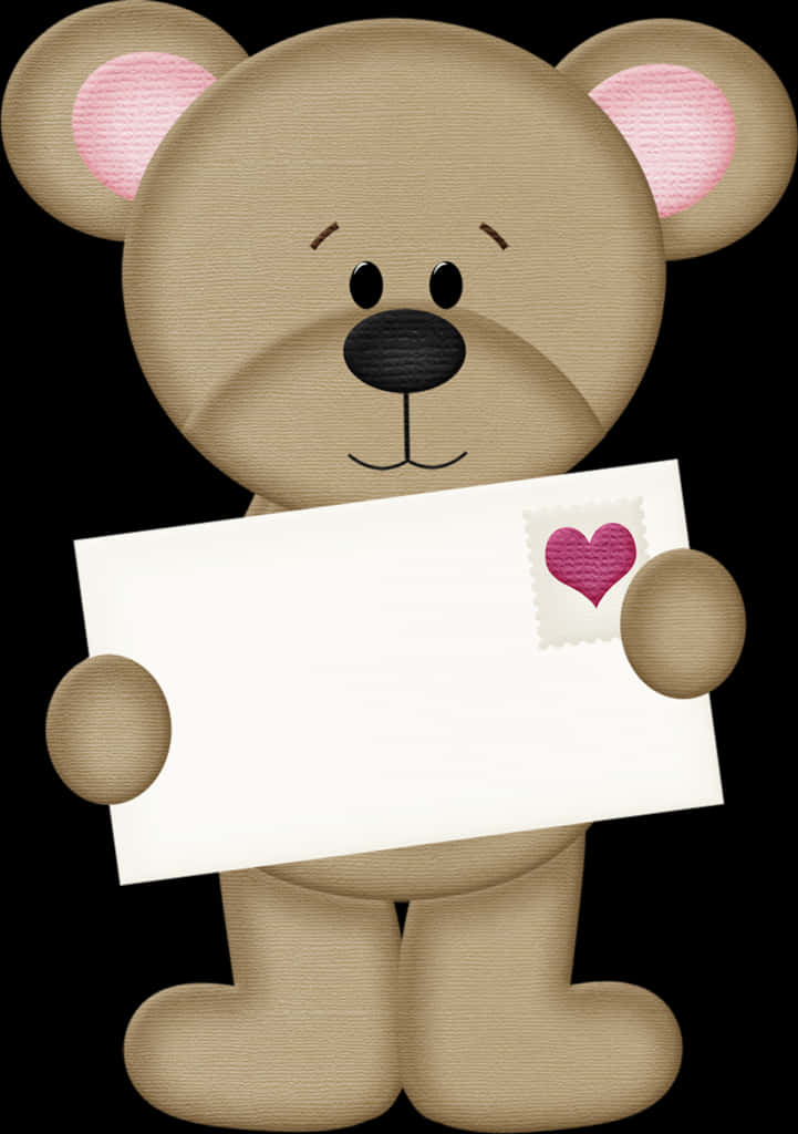 Teddie Beer Wat Liefdesbrief Vashou Muurpapier